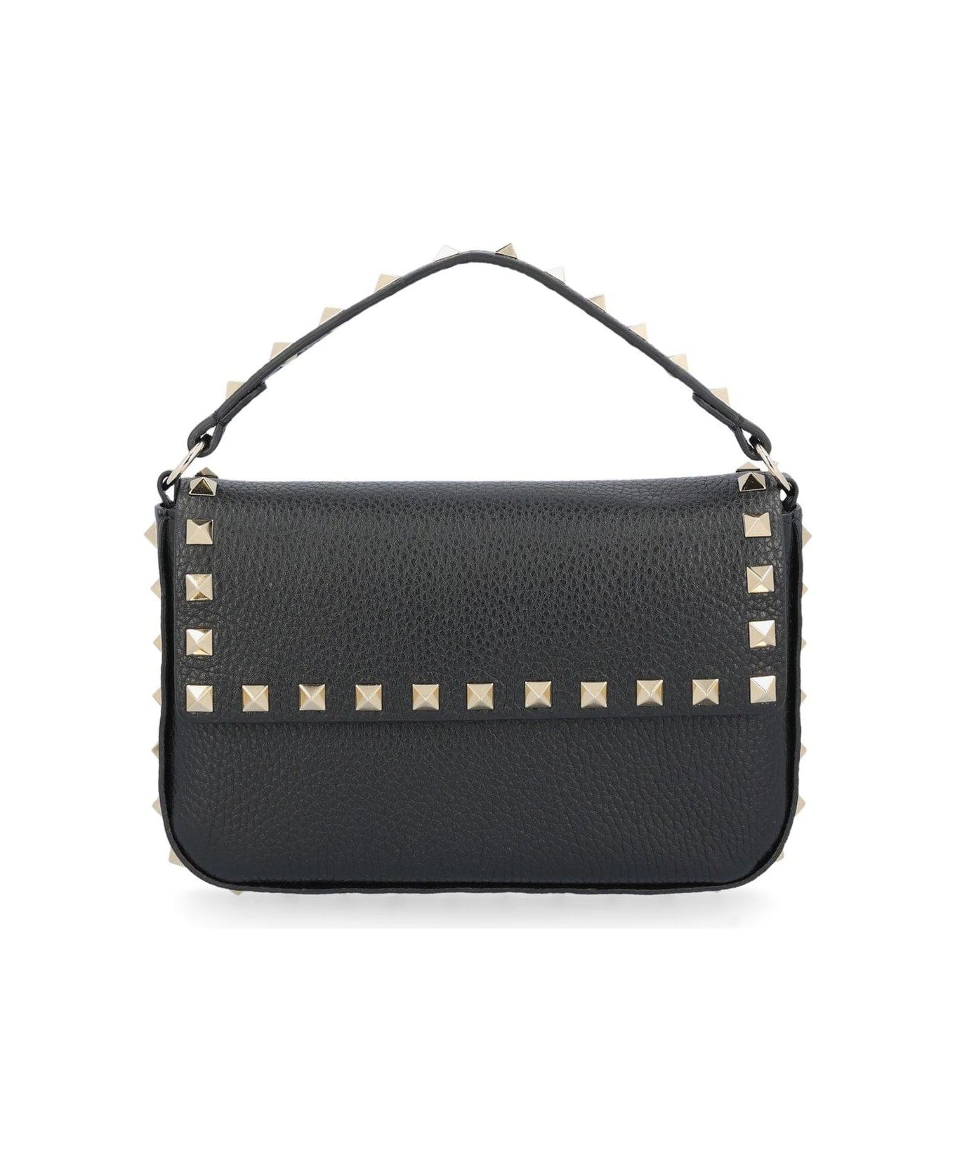 Valentino Garavani Garavani Rockstud Logo Detailed Mini Shoulder Bag