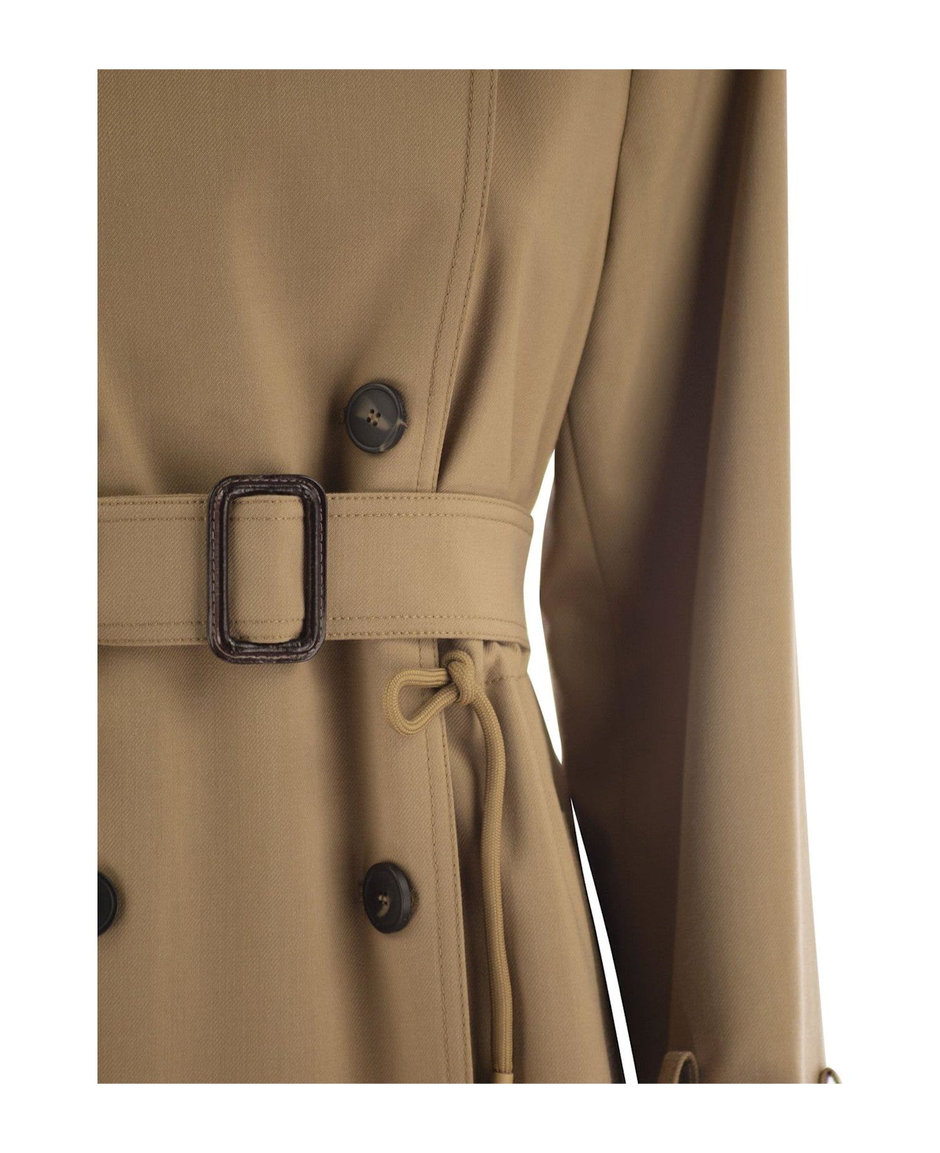 Weekend Max Mara Double-breasted Belted Coat - Cammello