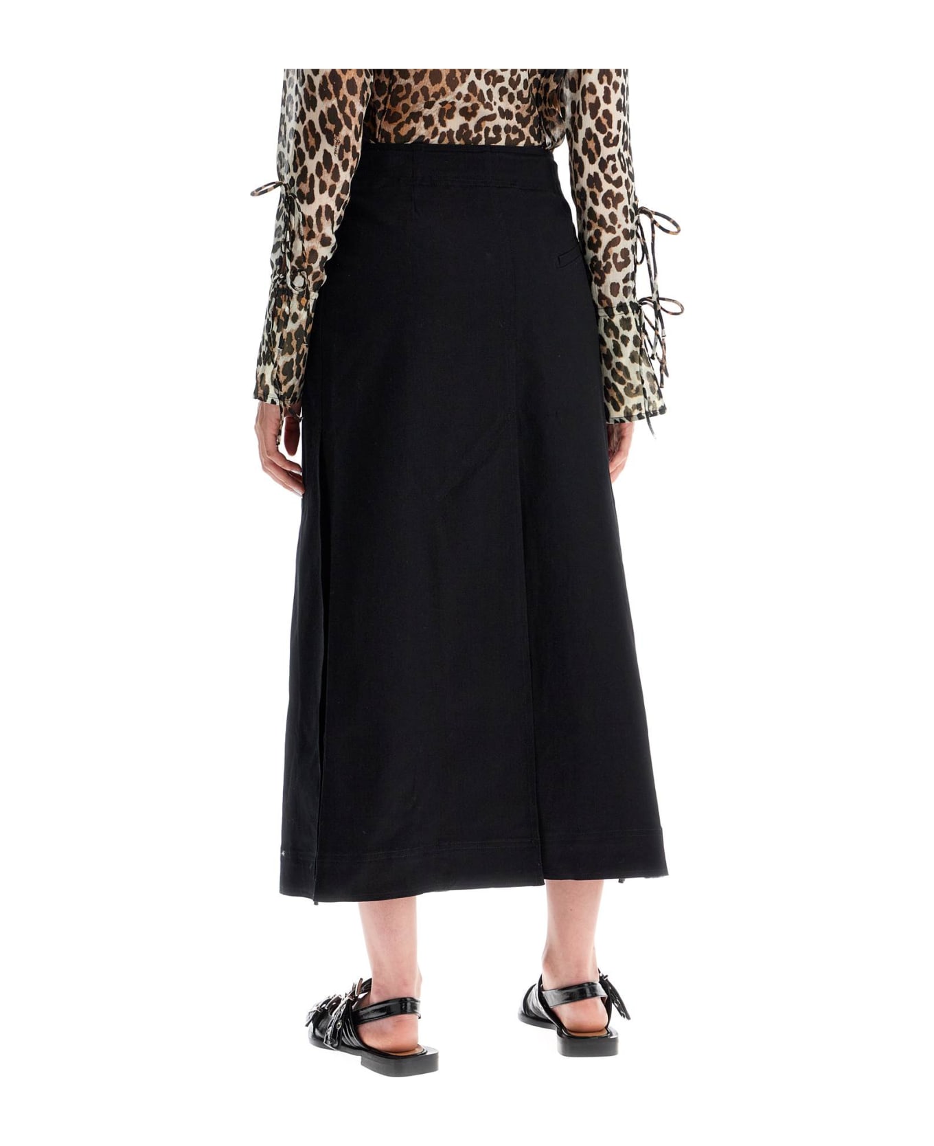 【送料&関税込】Ganni Long Wrap Skirt With Pockets Ganni Long Wrap Skirt With Pockets | italist