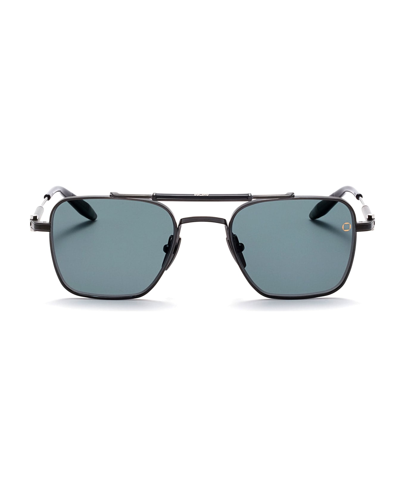 Akoni Europa - Brushed Black / Navy Sunglasses - Black/Blue