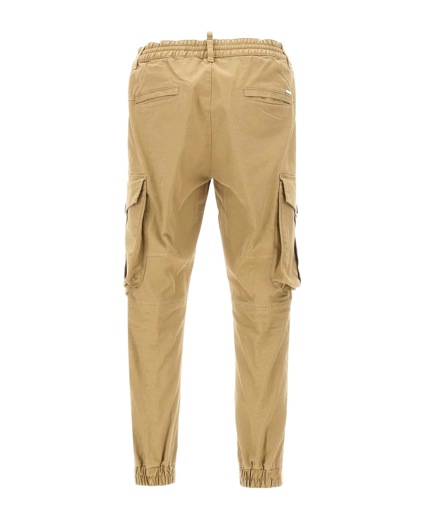 Dsquared2 Cotton Cargo Trousers - BEIGE ボトムス