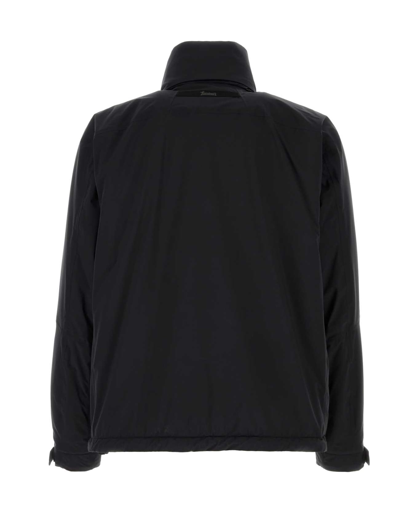 Herno Black Nylon Jacket - NERO