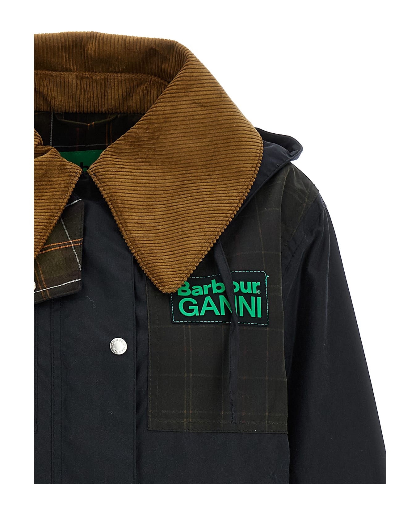 Barbour Parka Barbour X Ganni - Blue