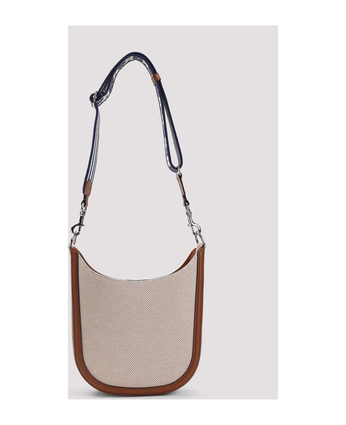 Valentino Garavani Vlogo Shoulder Bag - Nat-tobacco/sel/bia-t.di Moro/ivory-navy