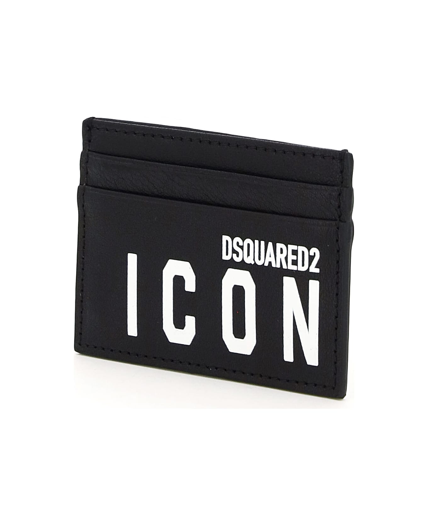 Dsquared2 Icon Print Card Holder - Black