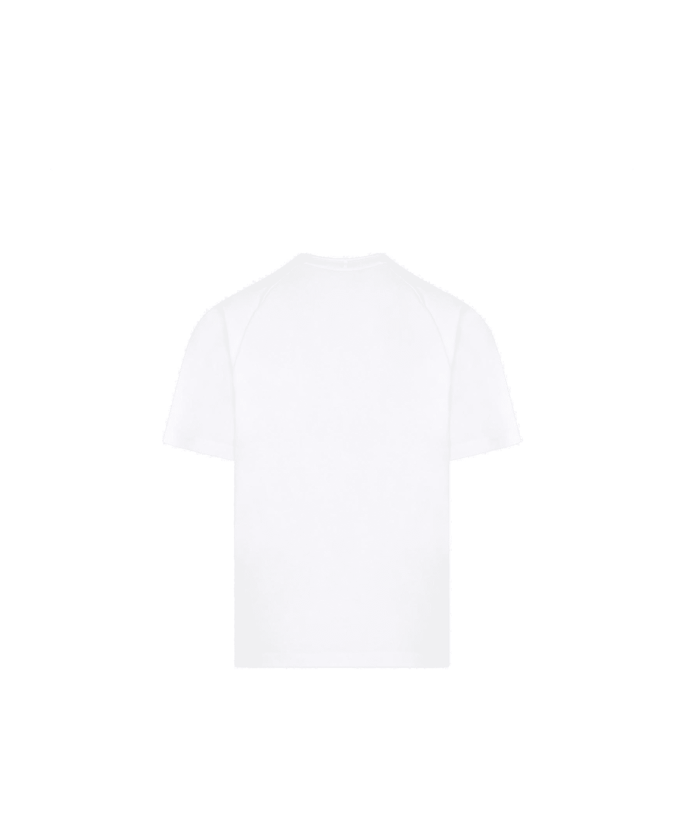 Stone Island Logo Patch Crewneck T-shirt - White
