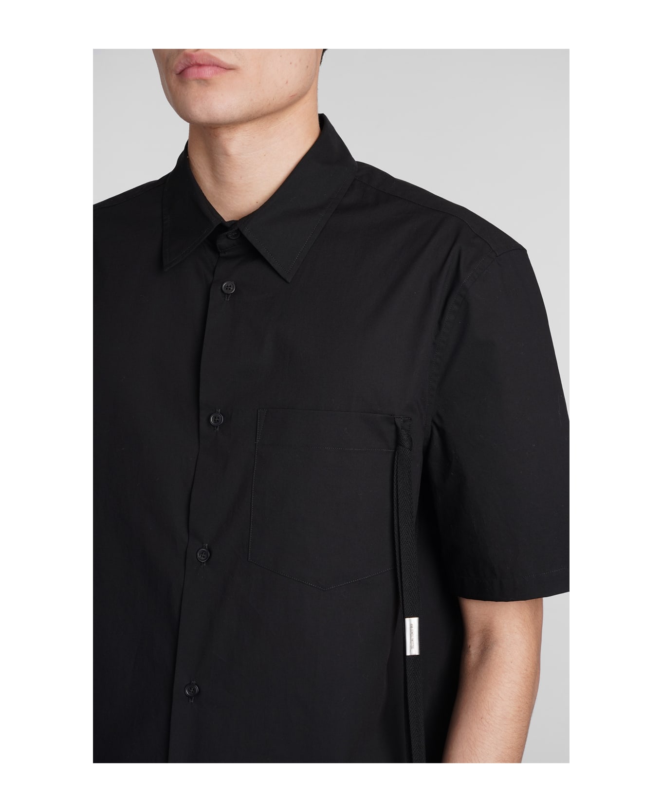 Ann Demeulemeester Shirt In Black Cotton - black