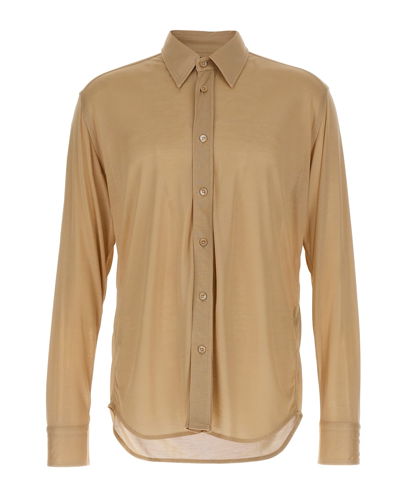 Tom Ford Knitted Shirt - Beige
