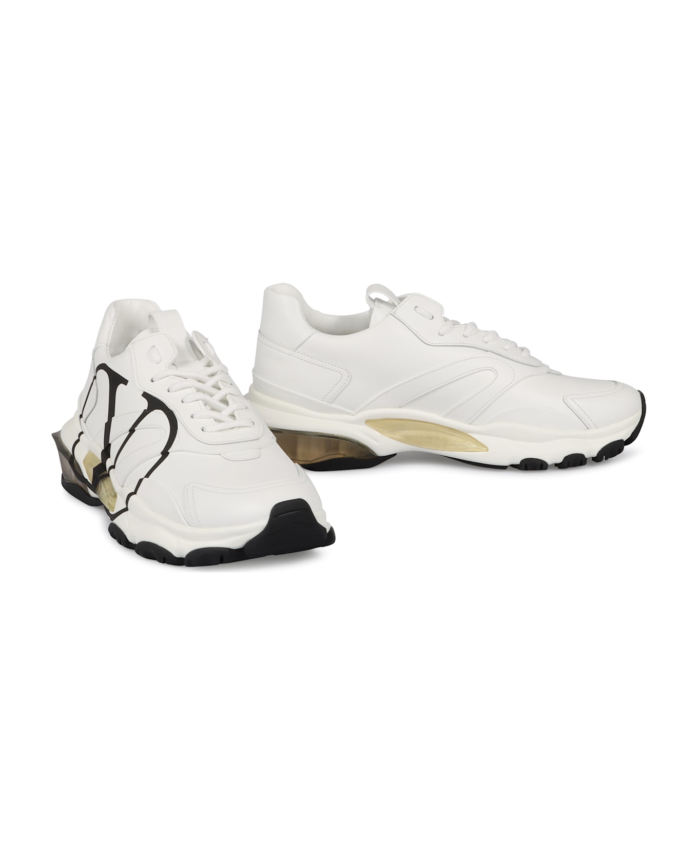 Valentino Garavani - Leather Sneakers - White