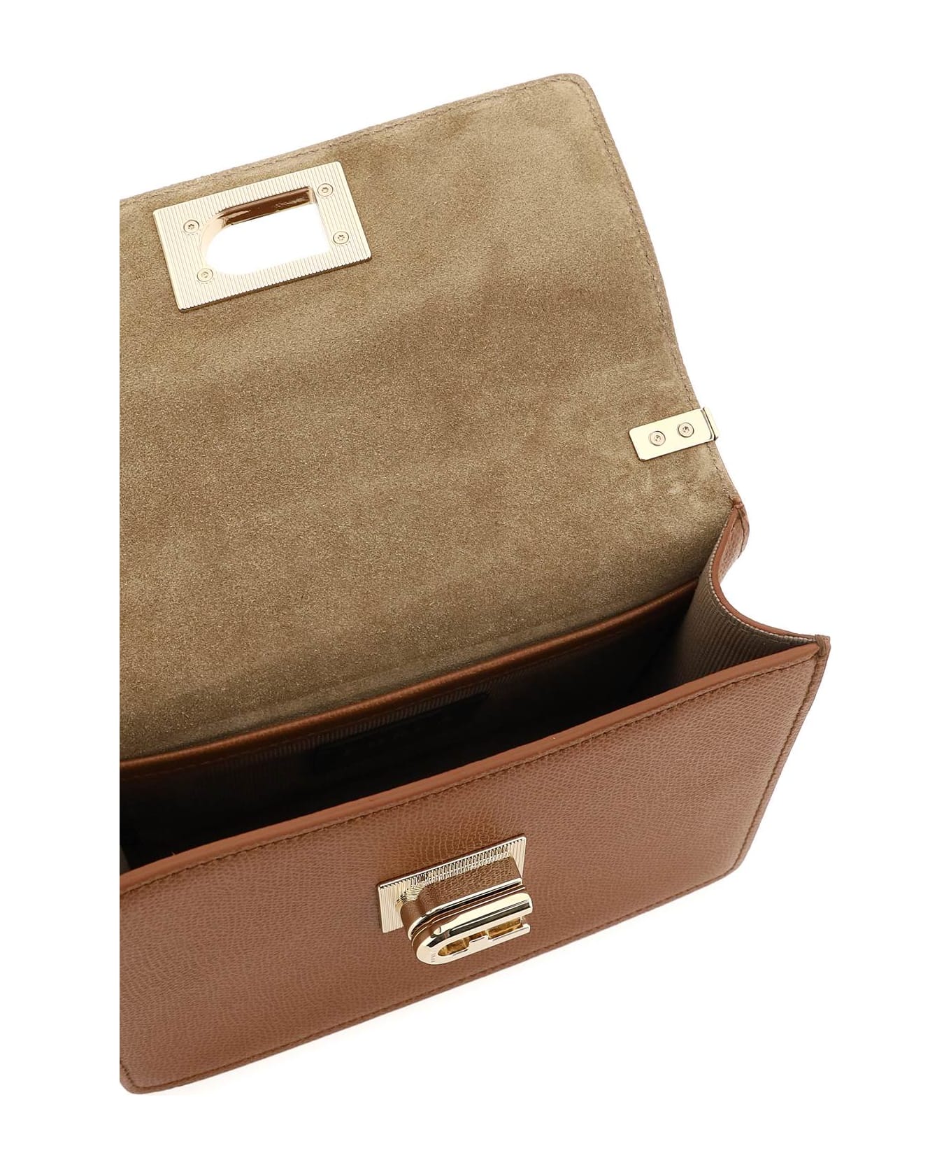 Furla 1927 Brown Leather Crossbody Bag - Brown ショルダーバッグ
