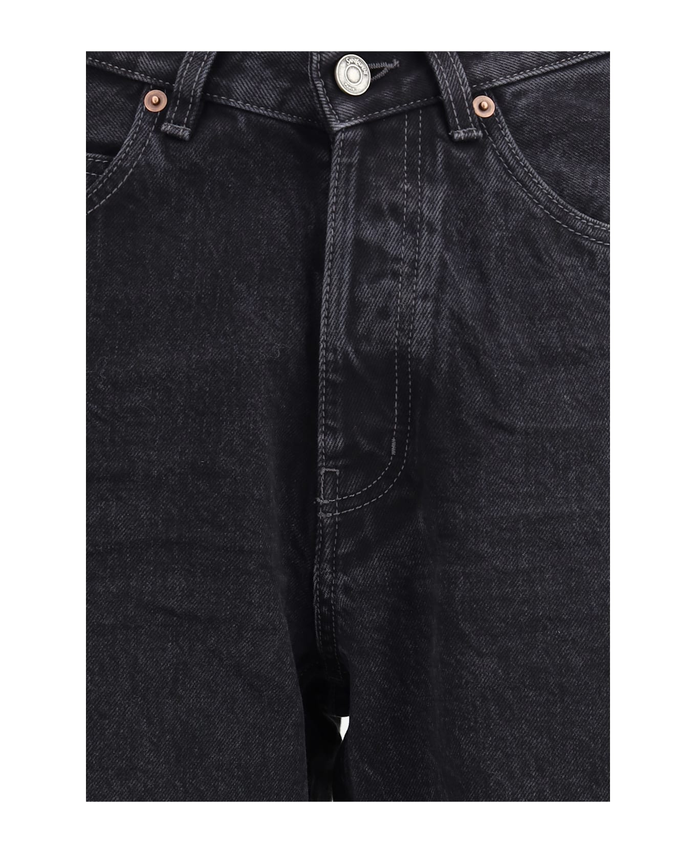 Saint Laurent V-waist Jeans - French Black