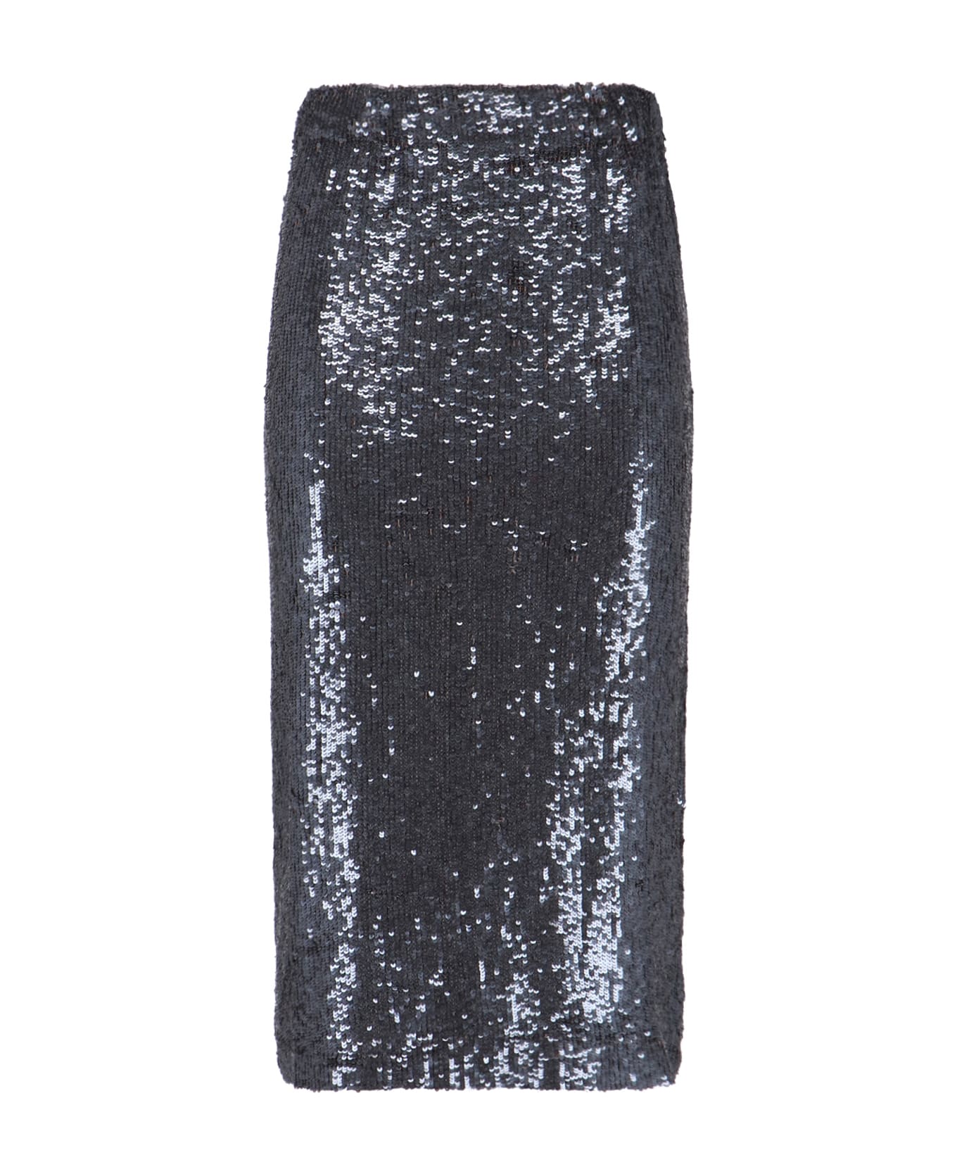 Parosh Sequin Midi Skirt - Brown