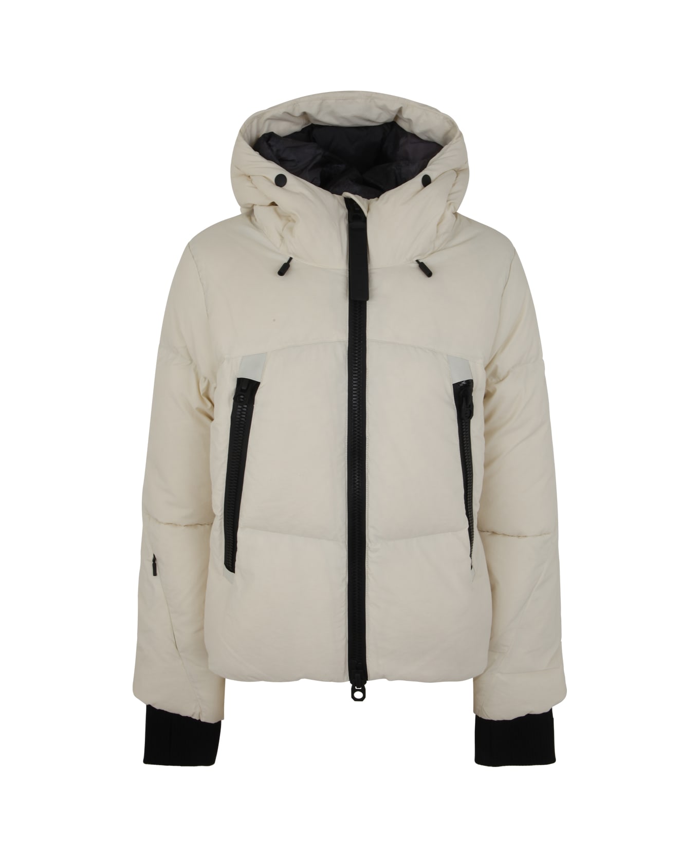 JG1 Padded Jacket With Hood - Pearl