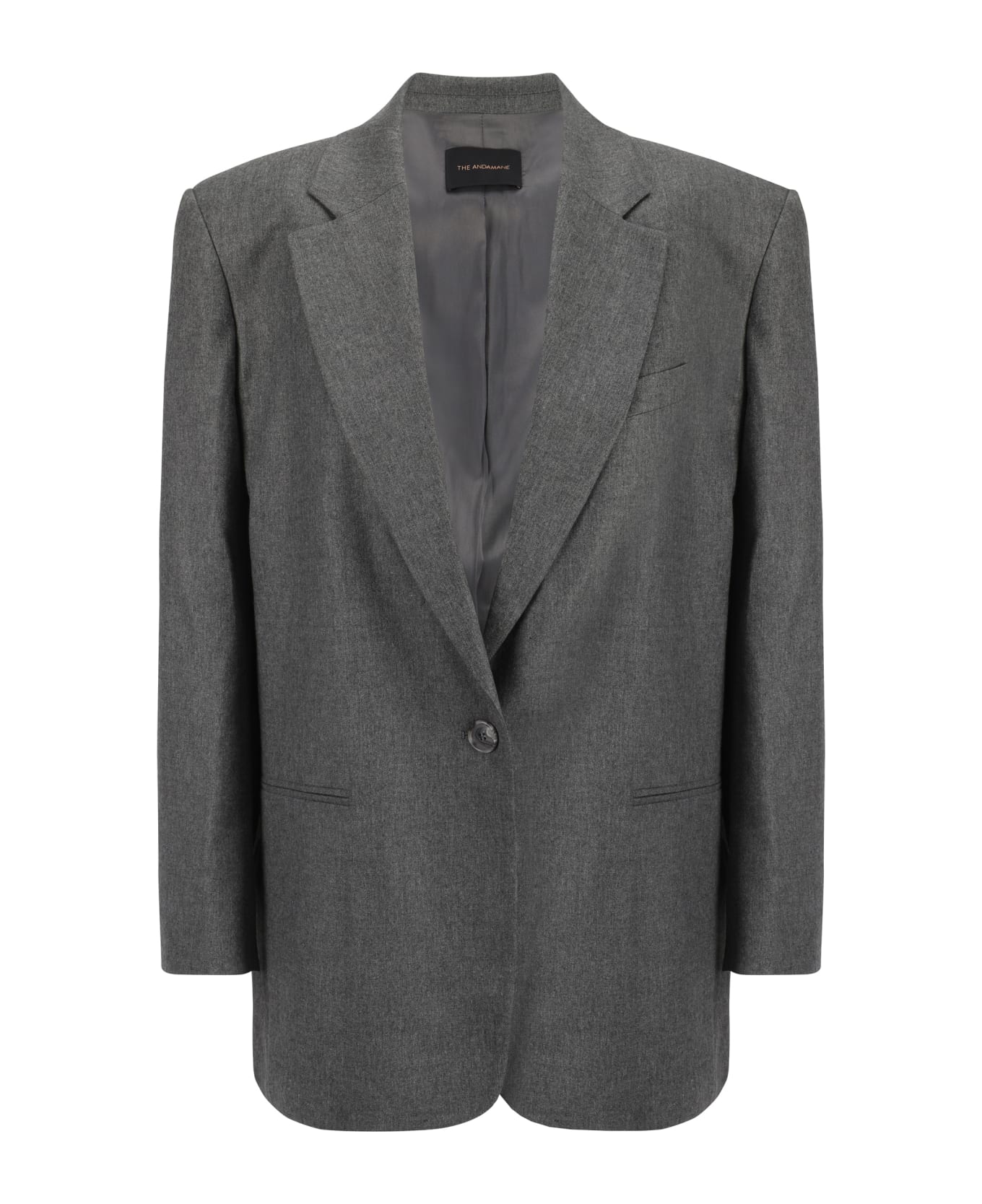 The Andamane Guia Blazer Jacket - Grey Melange