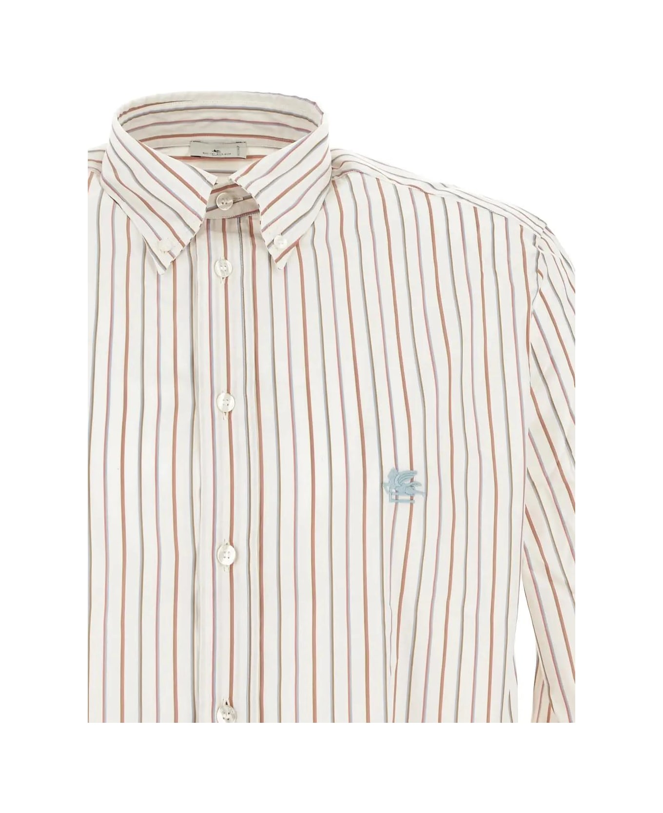 Etro Stripes Shirt - Bianco/righe