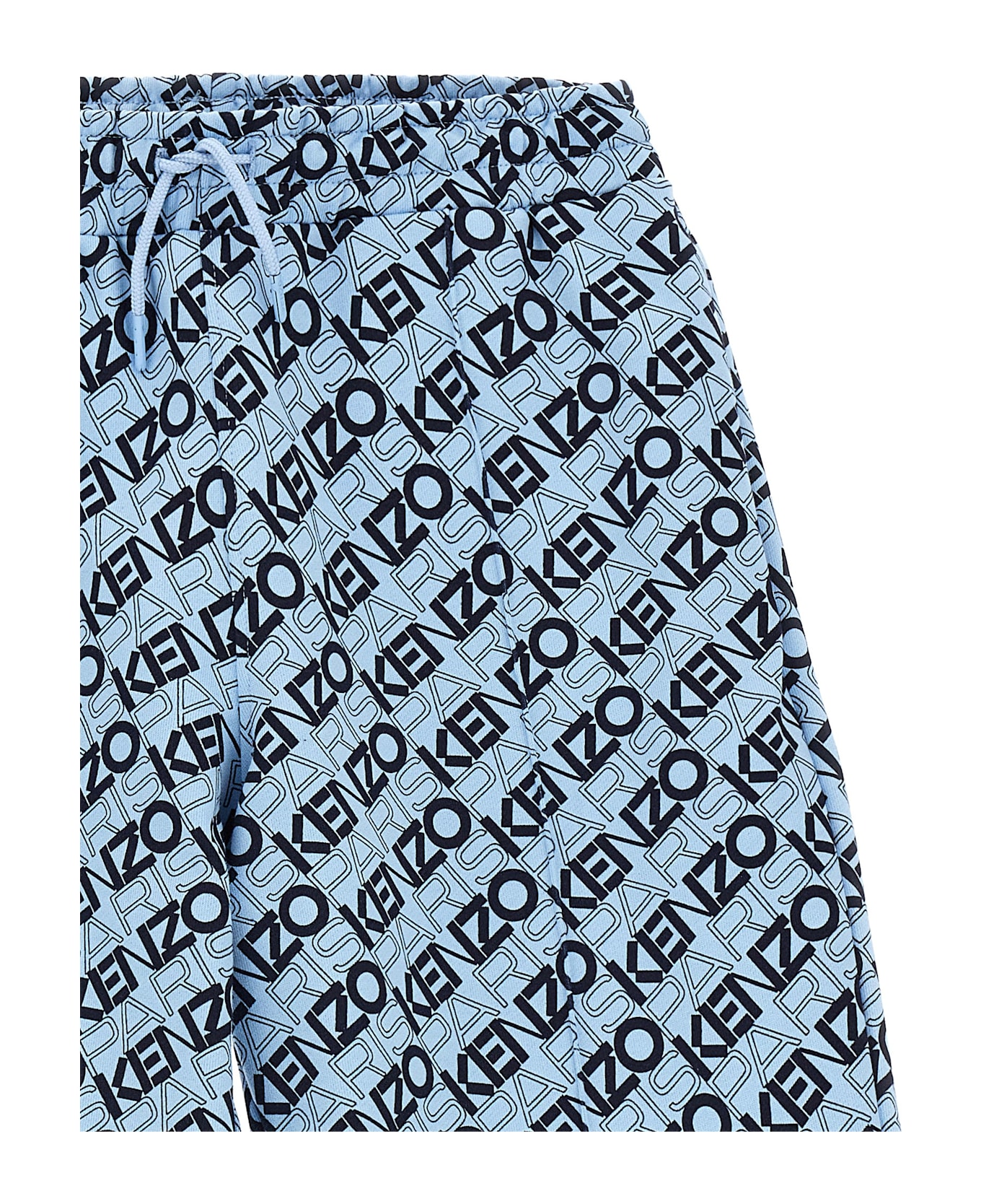 Kenzo Kids Logo Bermuda Shorts - Light Blue