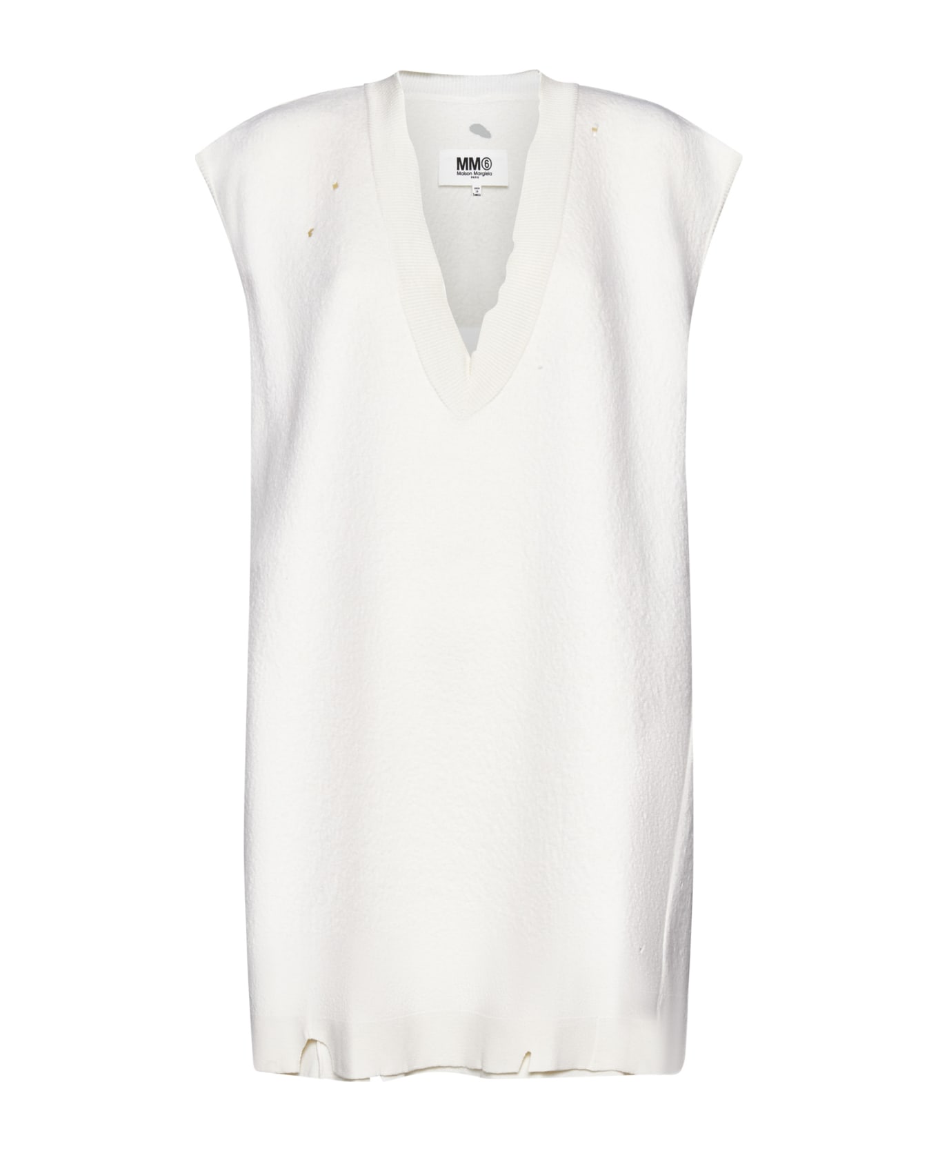 MM6 Maison Margiela Vest Dress - Off white