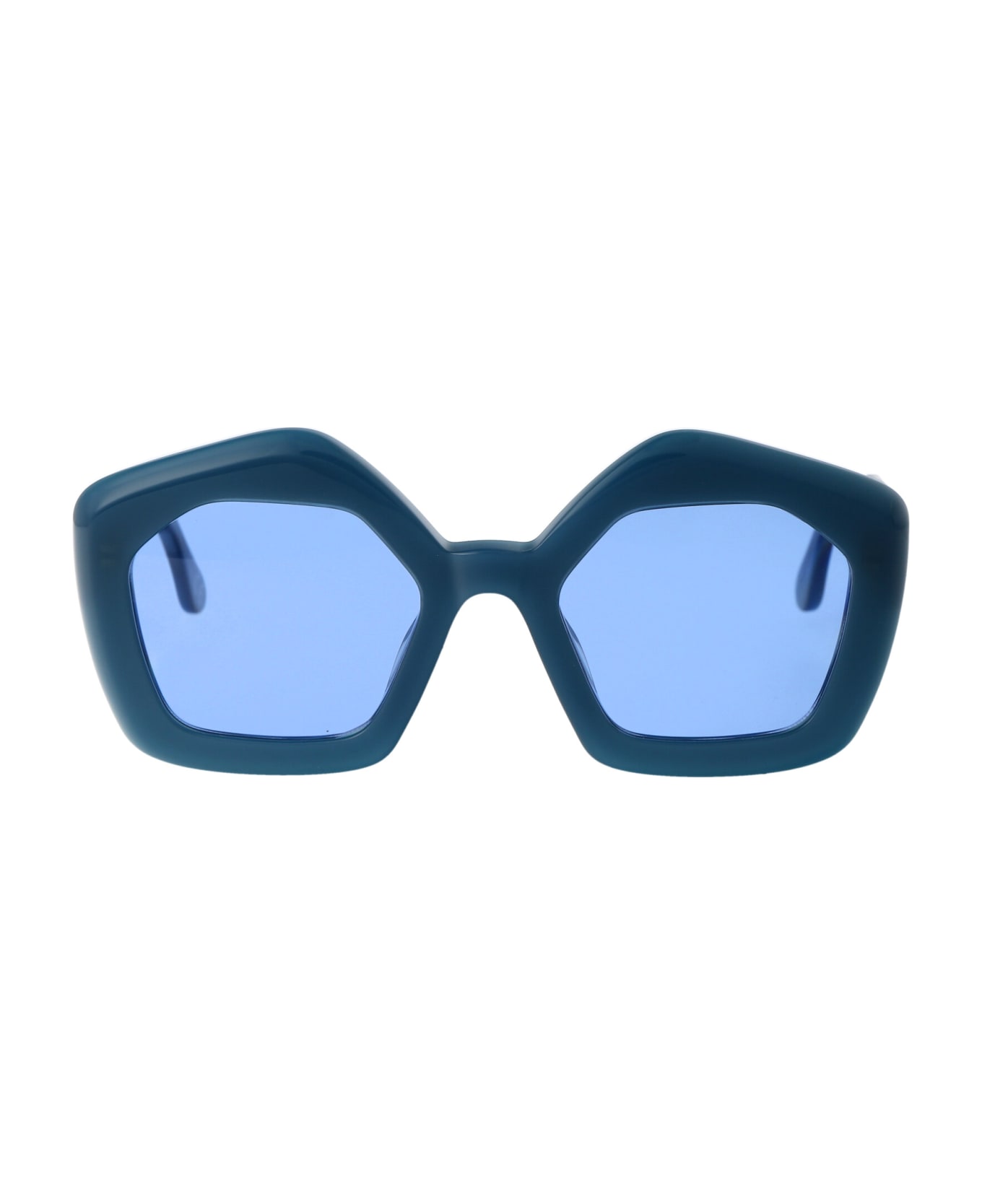 Marni Eyewear Laughing Waters Sunglasses - BLUE