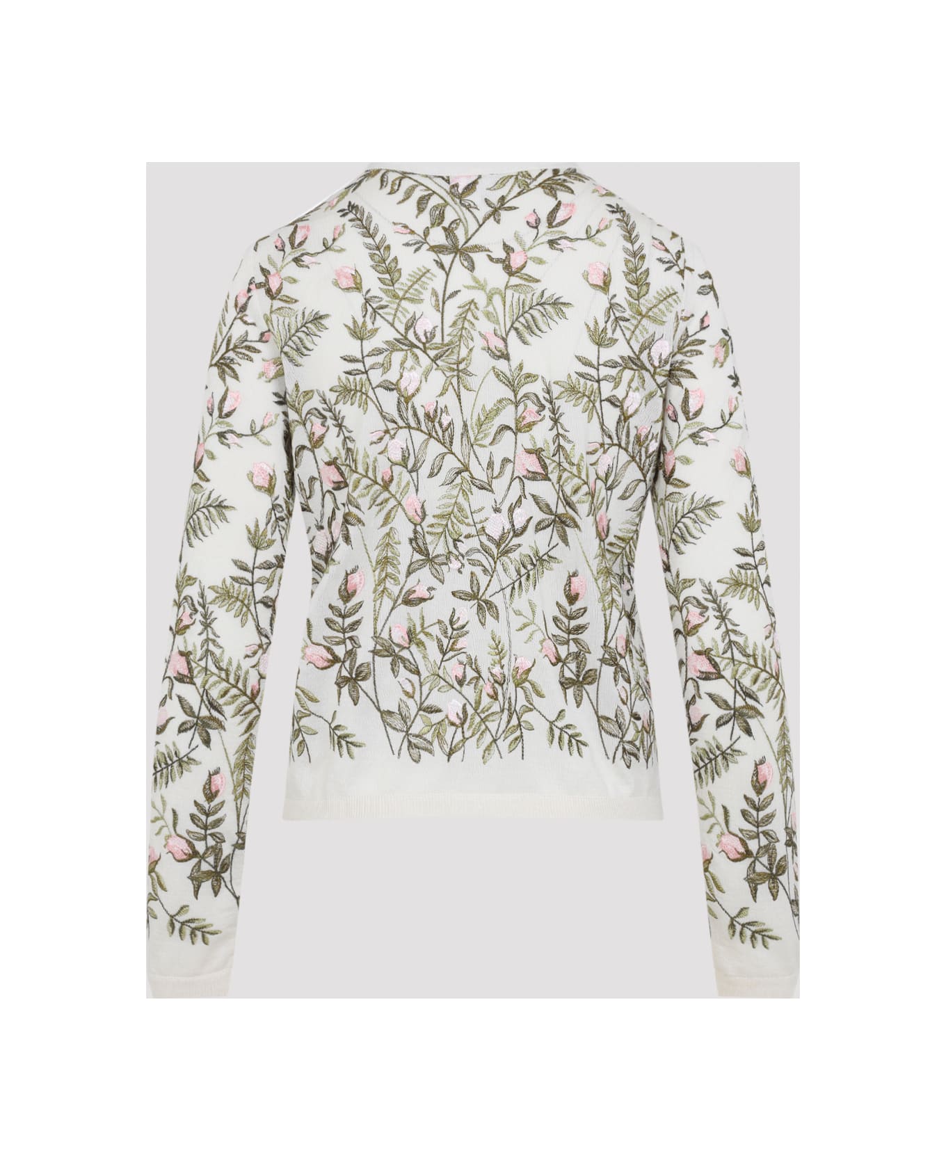 Giambattista Valli Cashmere And Silk Cardigan - Ivory