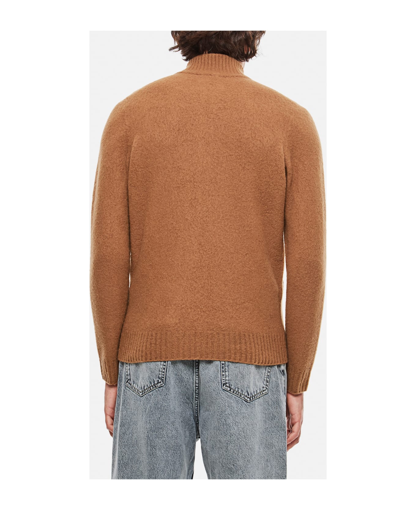 Drumohr Wool Cardigan Sweater - Brown カーディガン