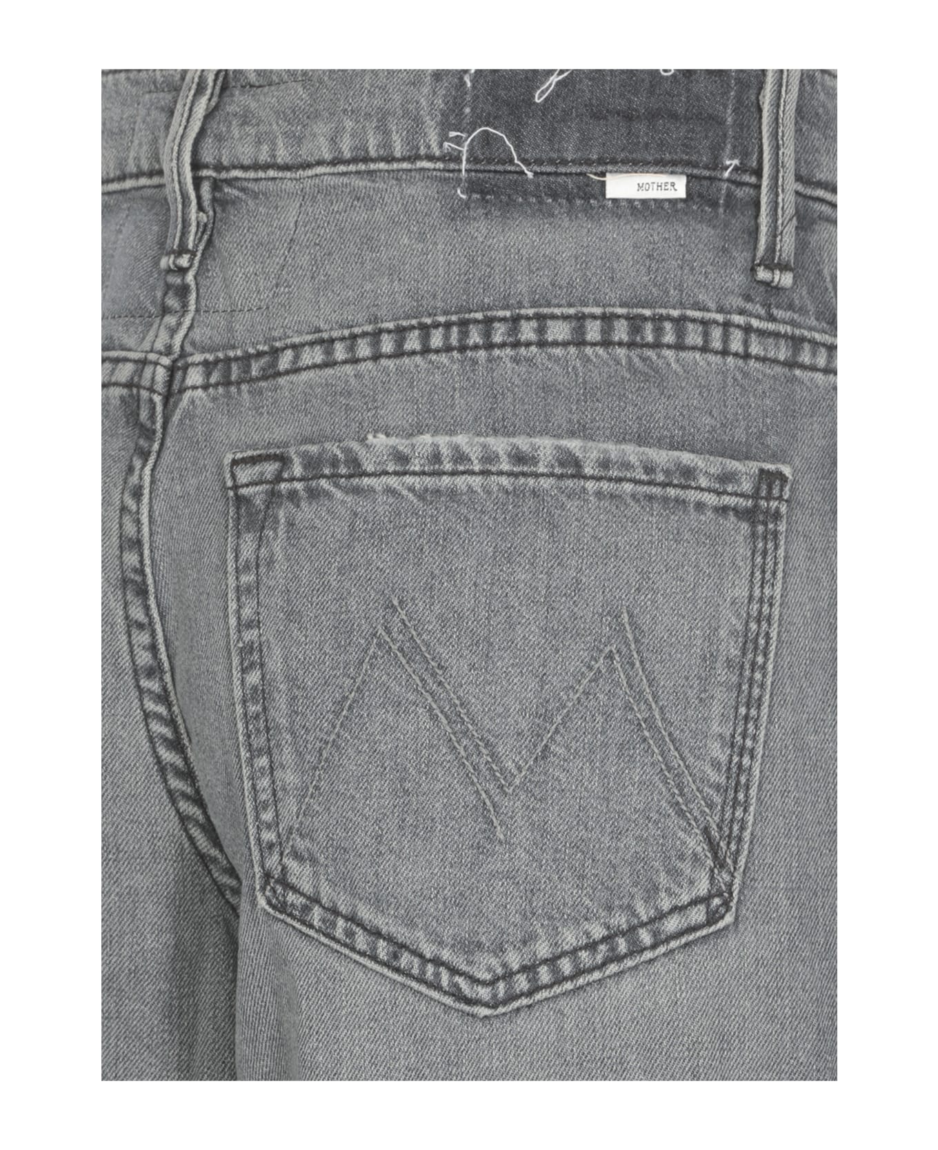 Mother The Swisher Sneak Jeans - Blue デニム