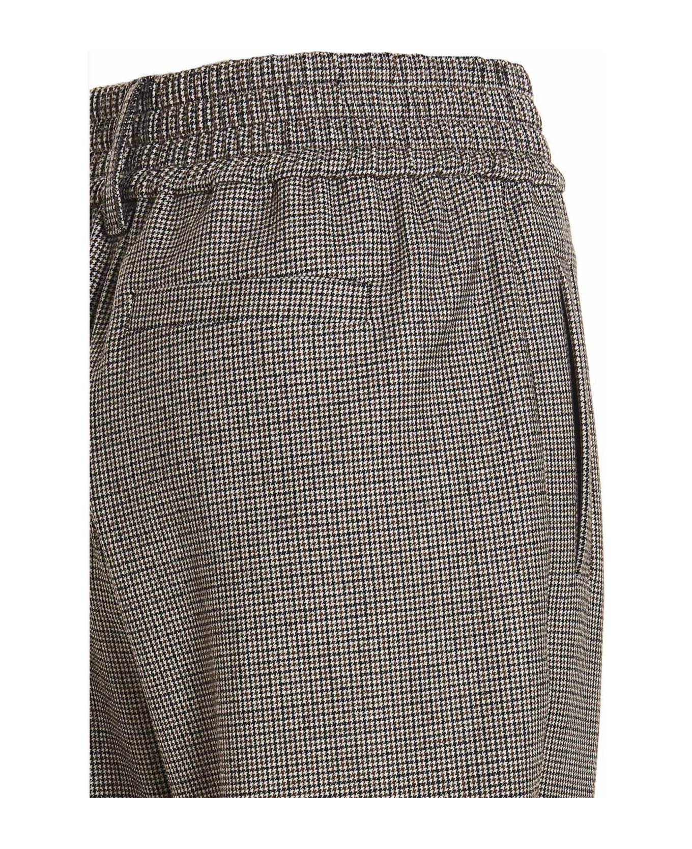 Brunello Cucinelli Prince Of Wales sublevel Trousers - Multicolor