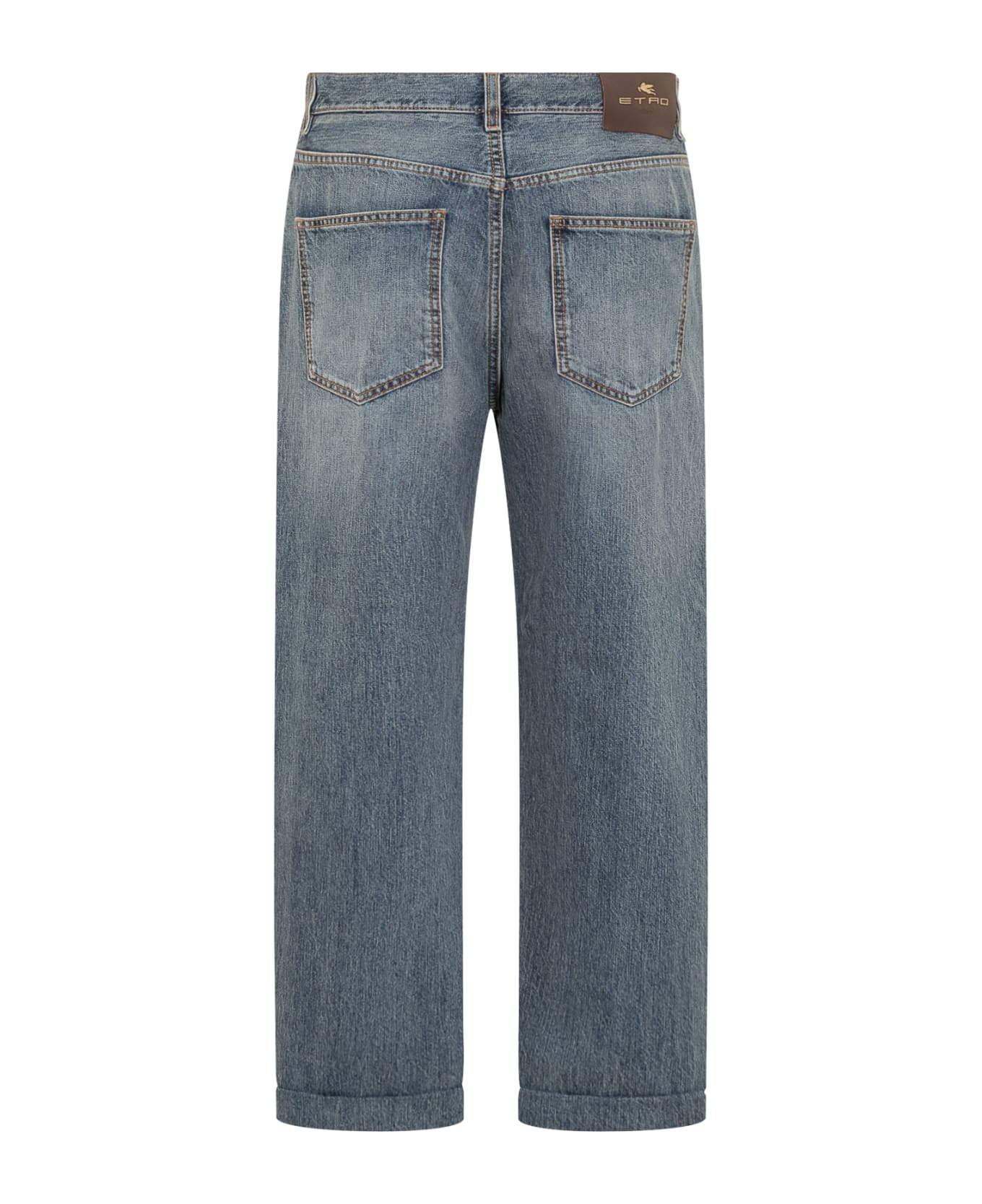 Etro Jeans With Pegaso - BLU