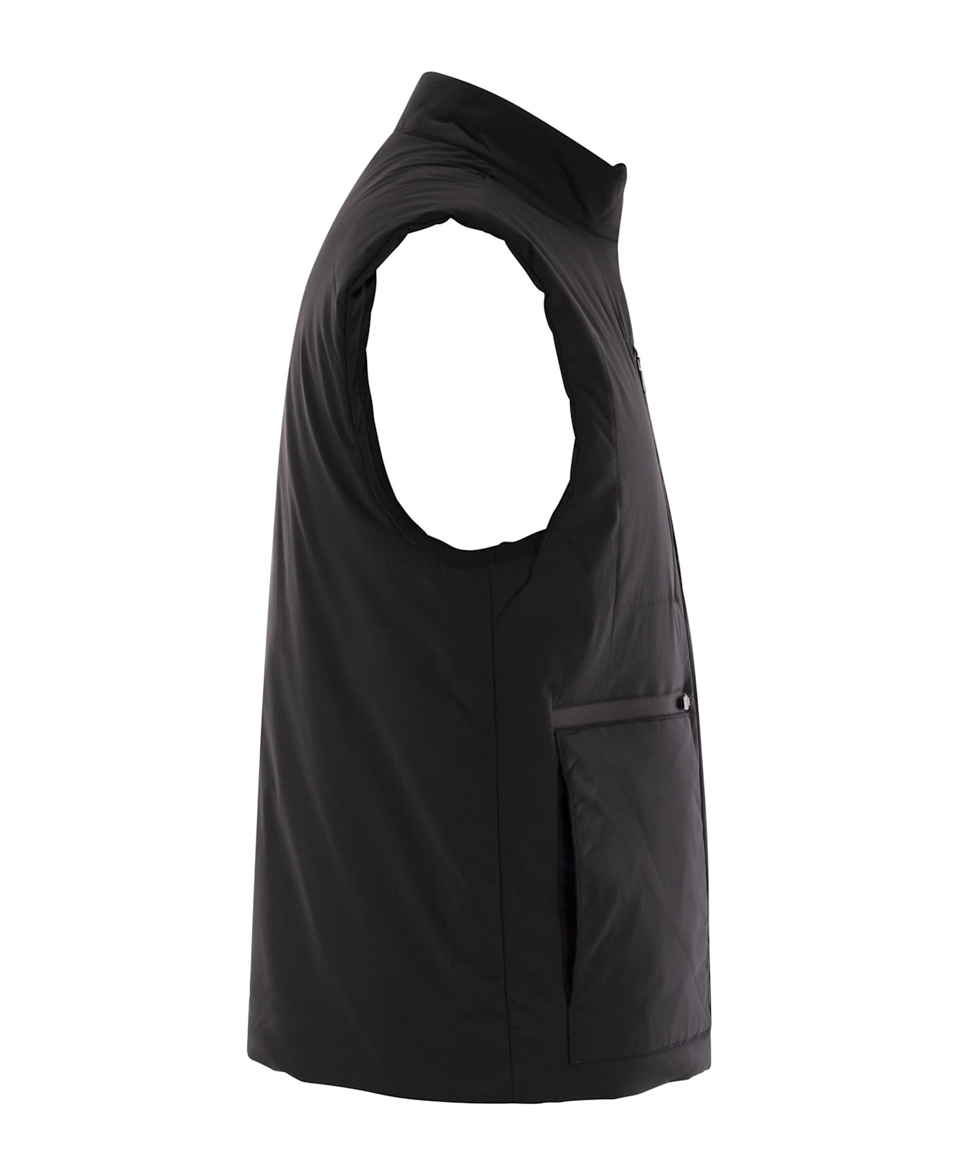 MC2 Saint Barth Waistcoat With Patch Pockets - Black
