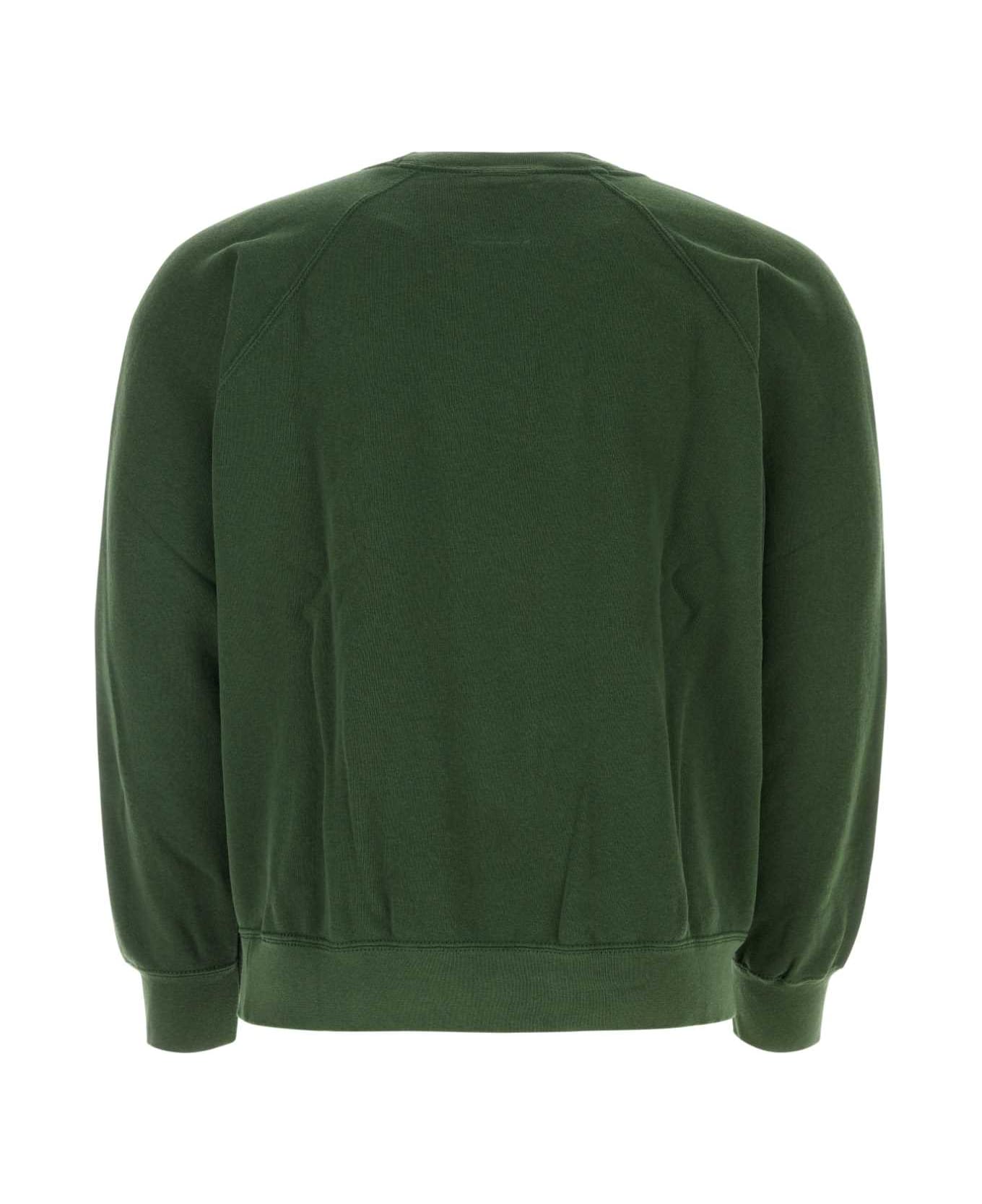 Wild Donkey Buttale Green Cotton Blend Sweatshirt - WD075