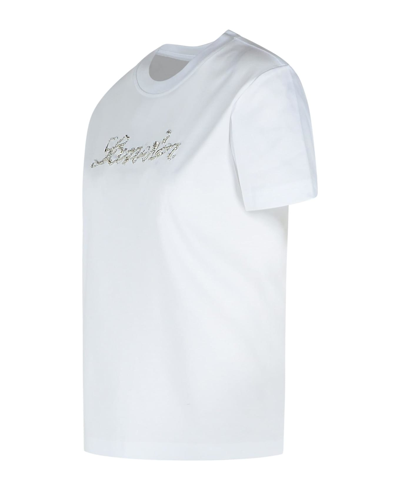Lanvin White Cotton T-shirt - White
