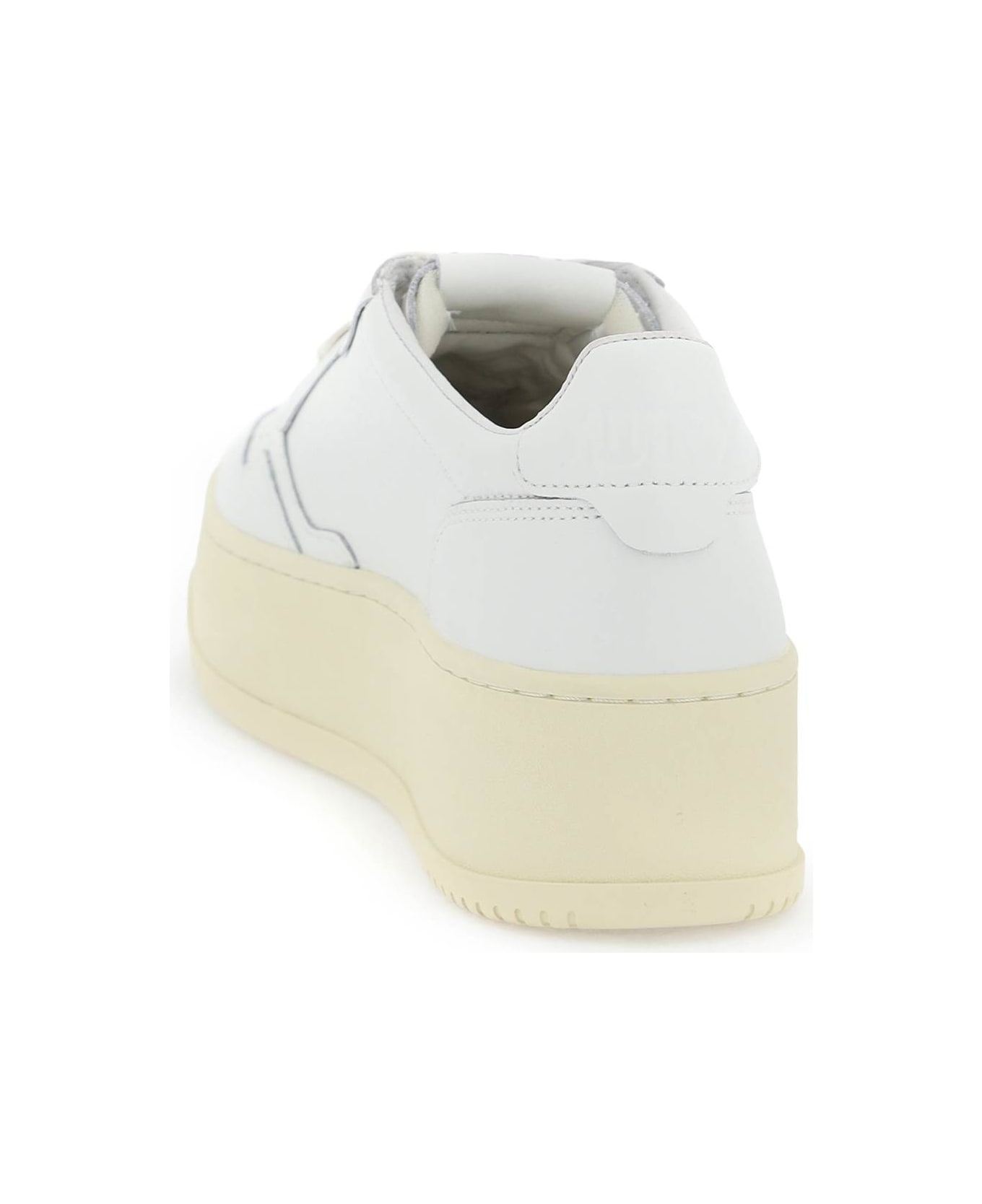 Autry Medalist Low Sneakers - Bianco ウェッジシューズ
