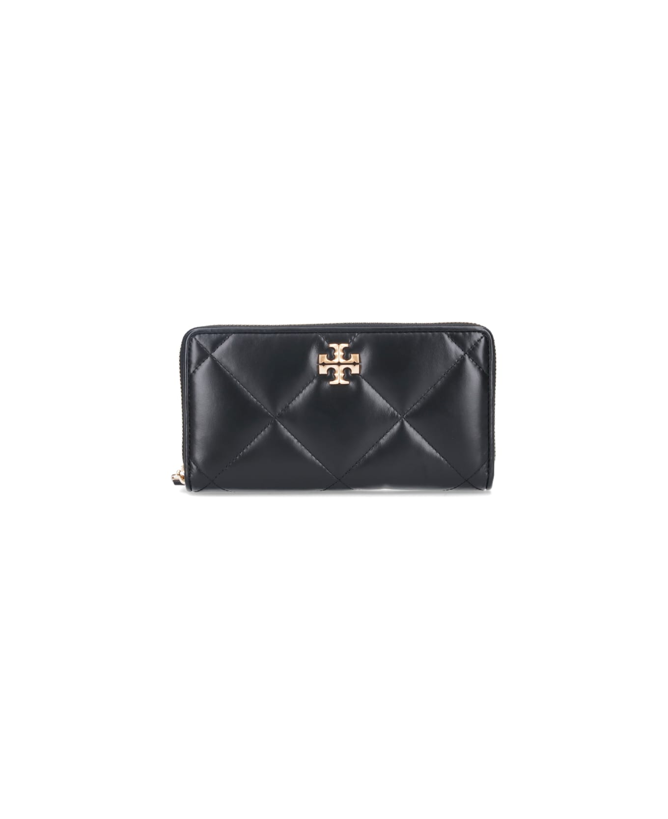 Tory Burch 'kira' Continental Zip Wallet - Black