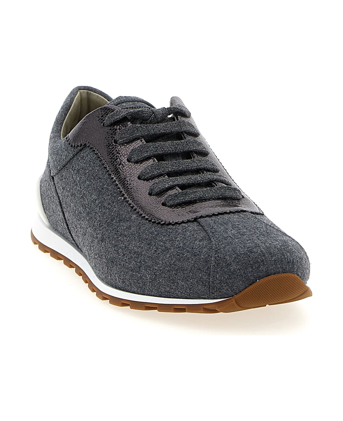 Brunello Cucinelli 'runners' Sneakers - Gray