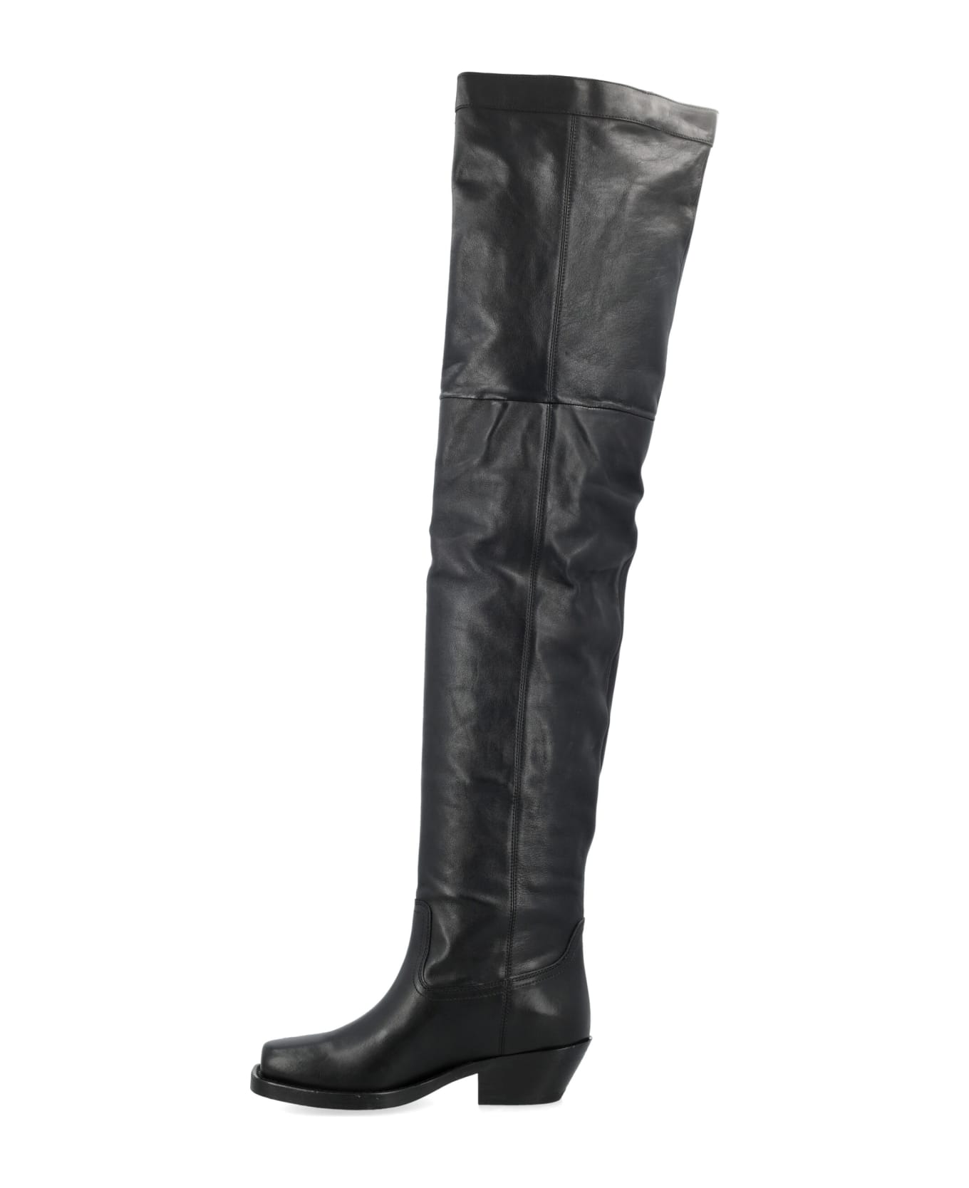 Isabel Marant Amati Over Knee Boots - BLACK