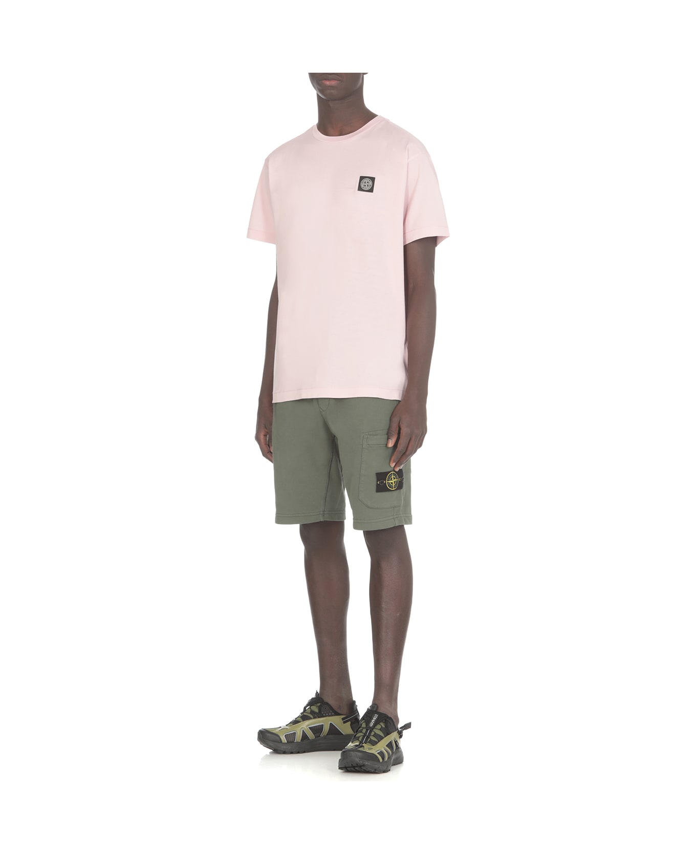 Stone Island Cotton T-shirt - Pink