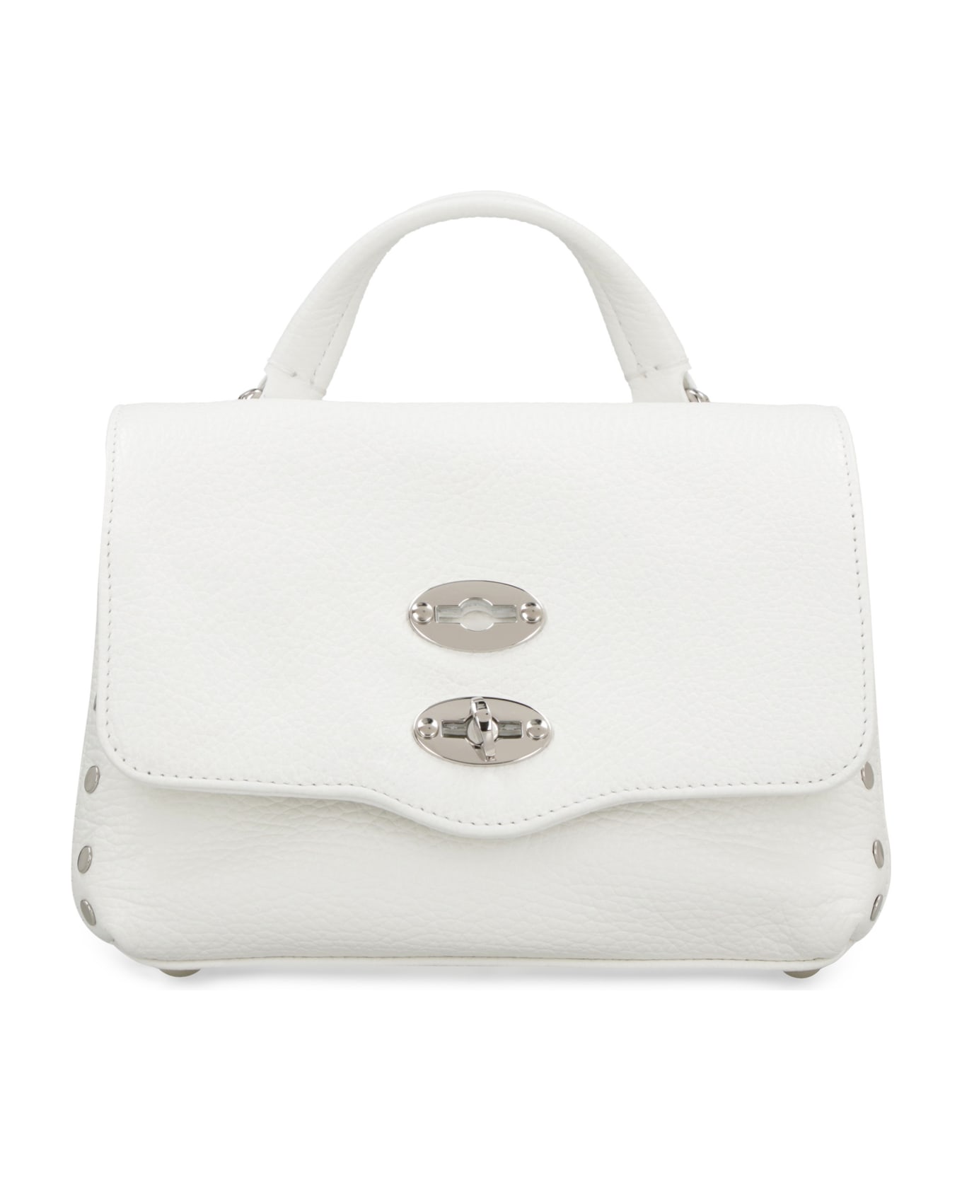 Zanellato Postina Baby Leather Handbag - Bianco Latte トートバッグ
