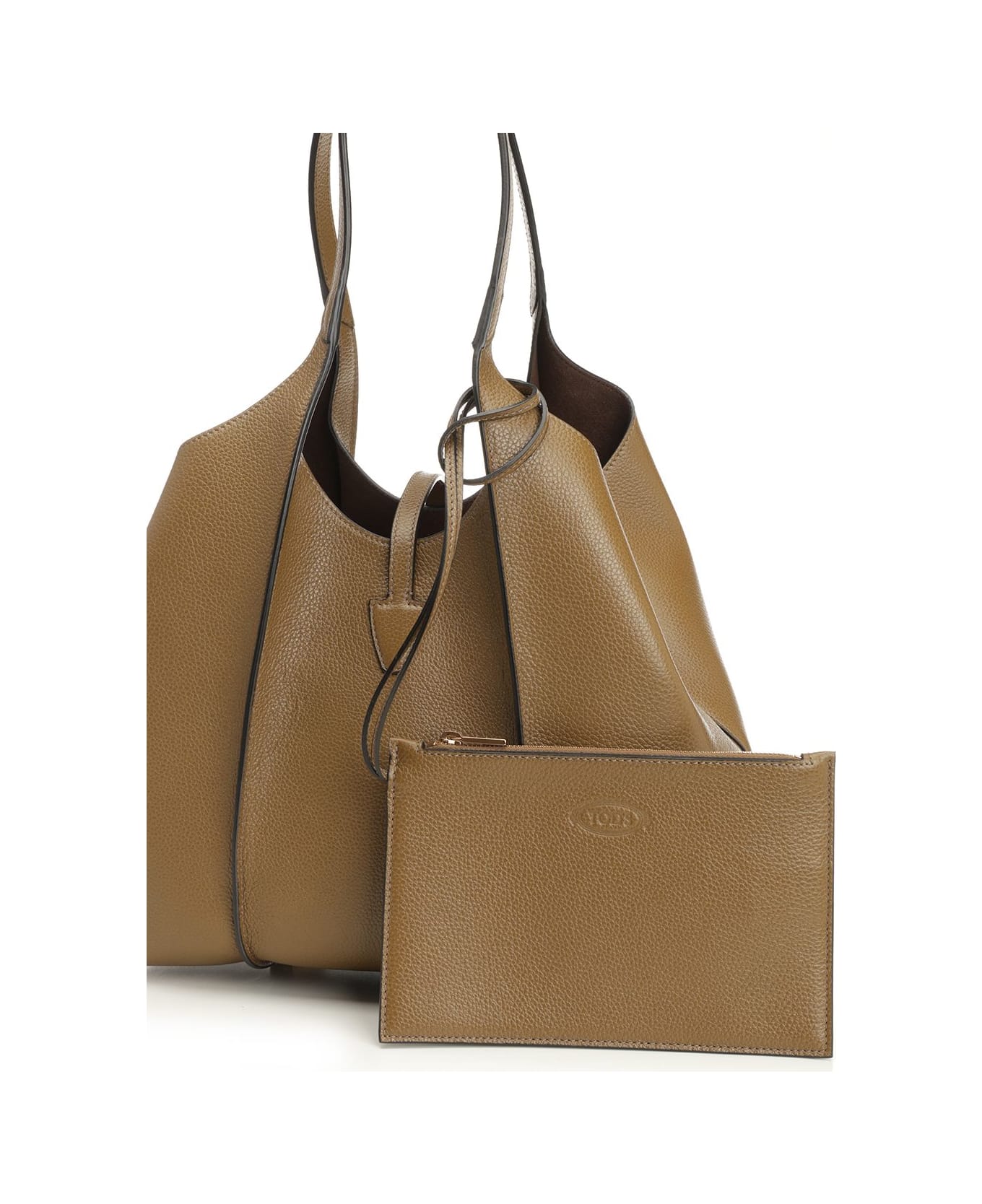 Tod
s 
t Timeless
 Small Shopping Bag - BROWN