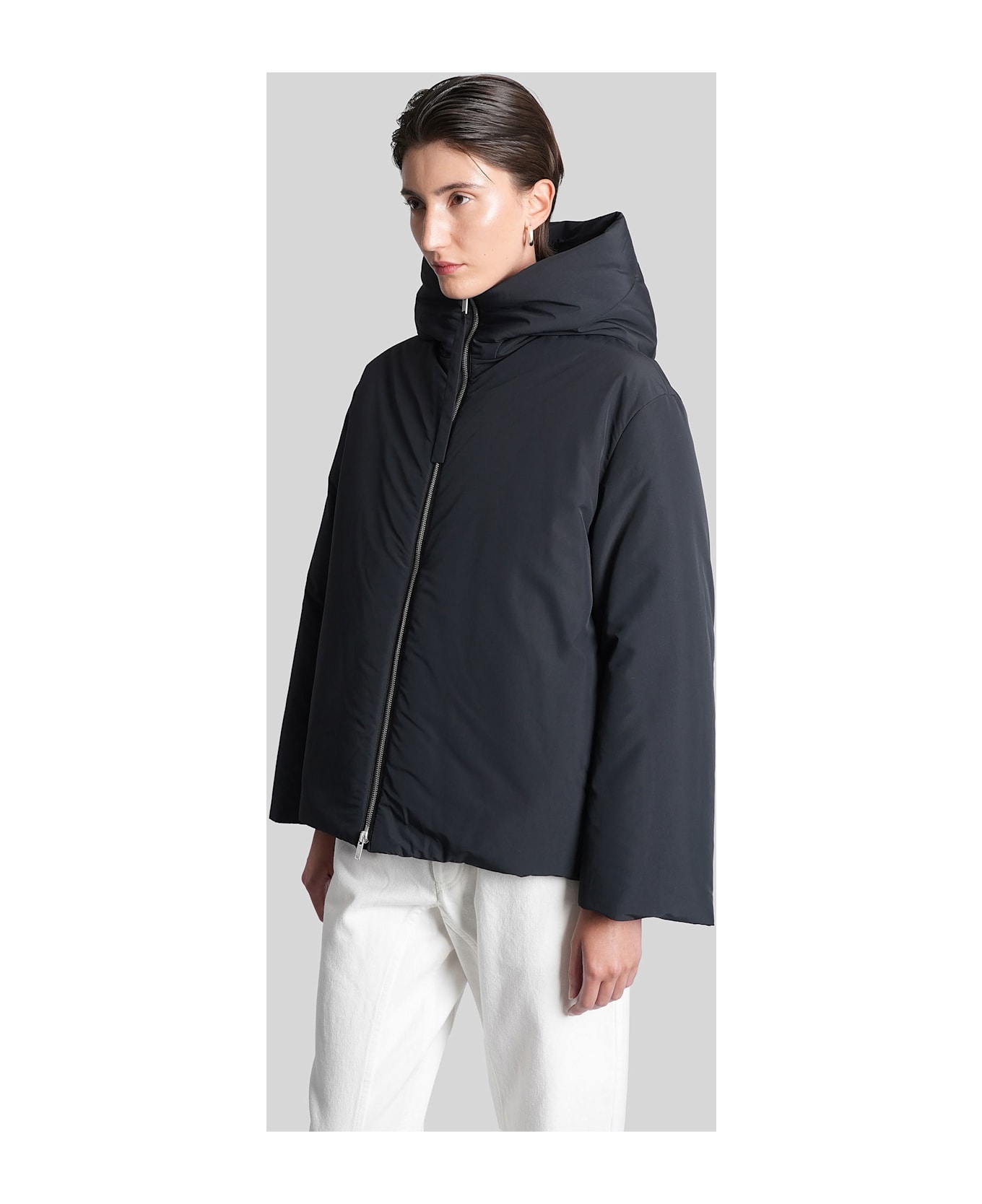 Jil Sander Puffer In Black Polyester - black