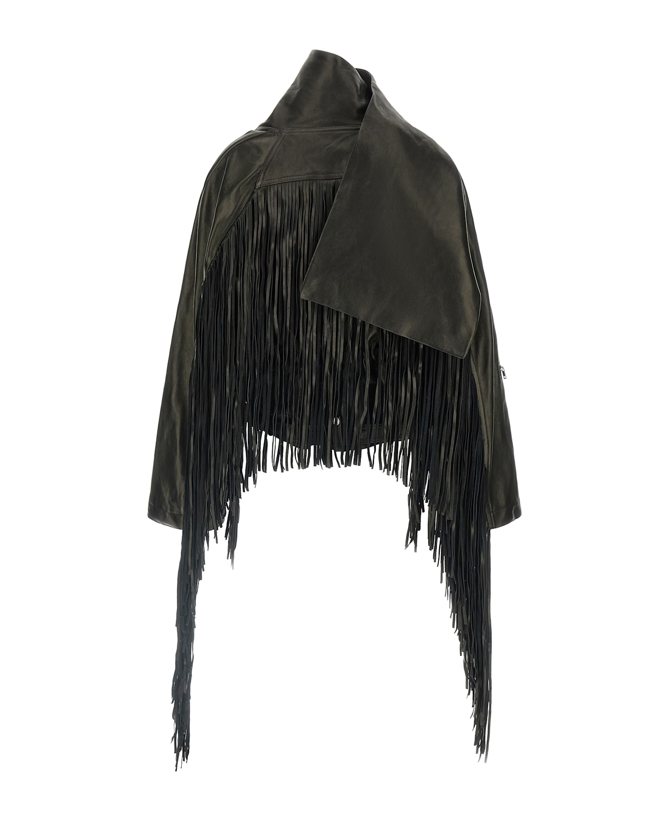Rick Owens 
cropped Scarf Flight
 Jacket - Black  