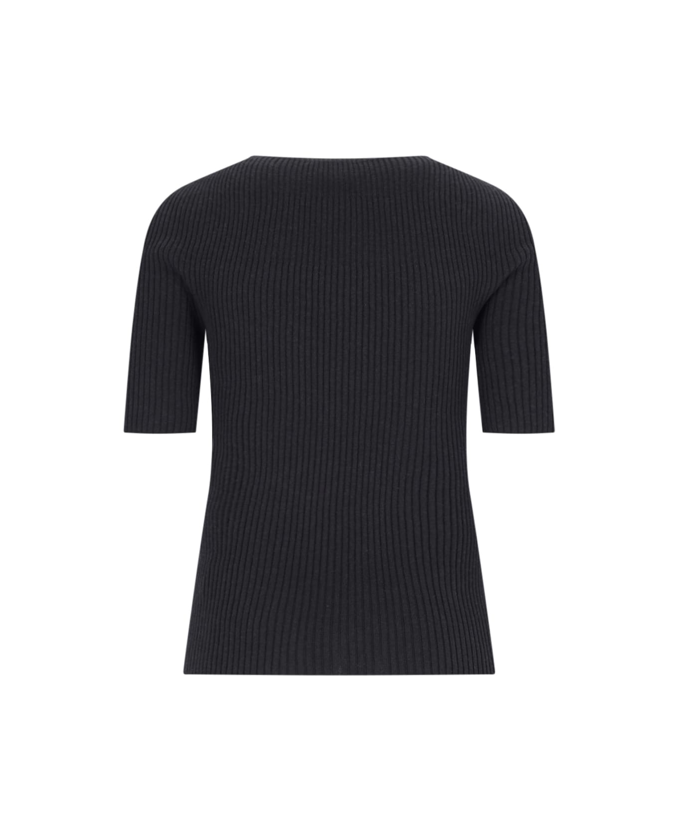 Courrèges 'solar Light' Logo Sweater - Black  