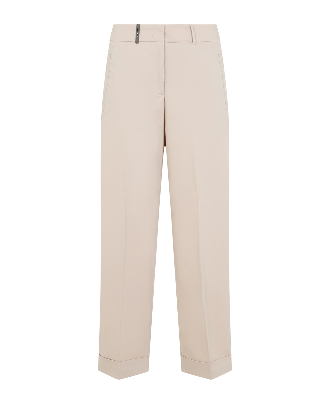 Peserico Cotton Pants - Beige Ambrato