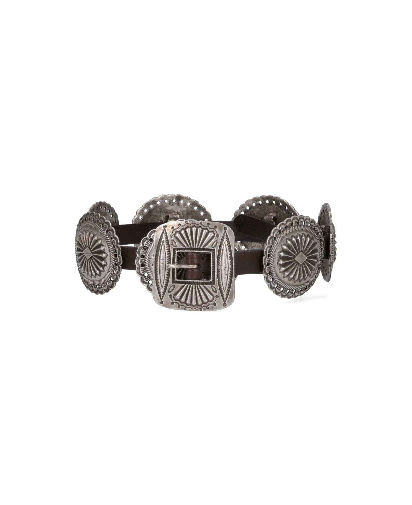 Polo Ralph Lauren Belt With Buckles 'western' - Brown