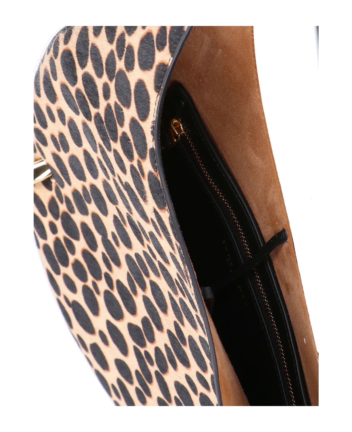 Tory Burch Animal Print Hobo Bag "pierced " - Multicolor
