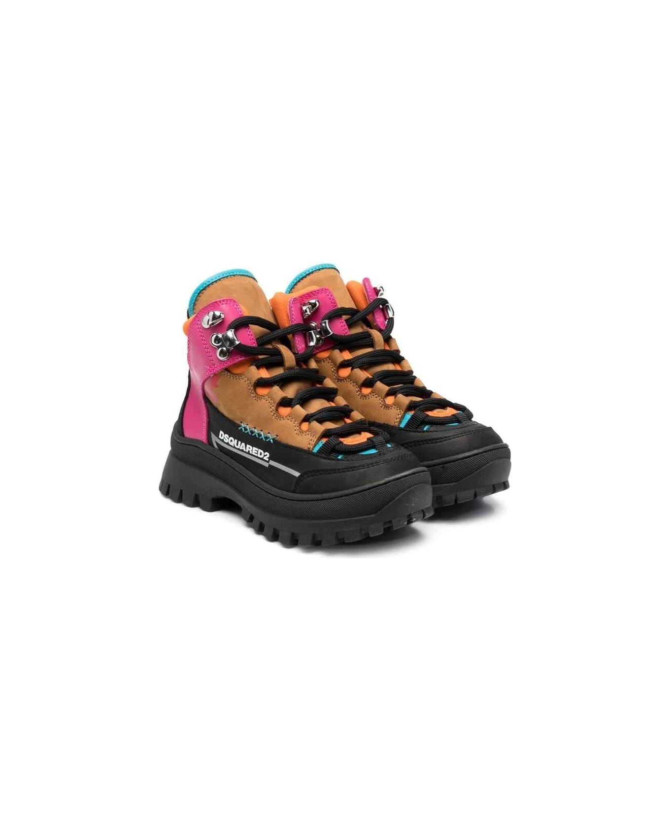 Dsquared2 Boots With Logo - Black