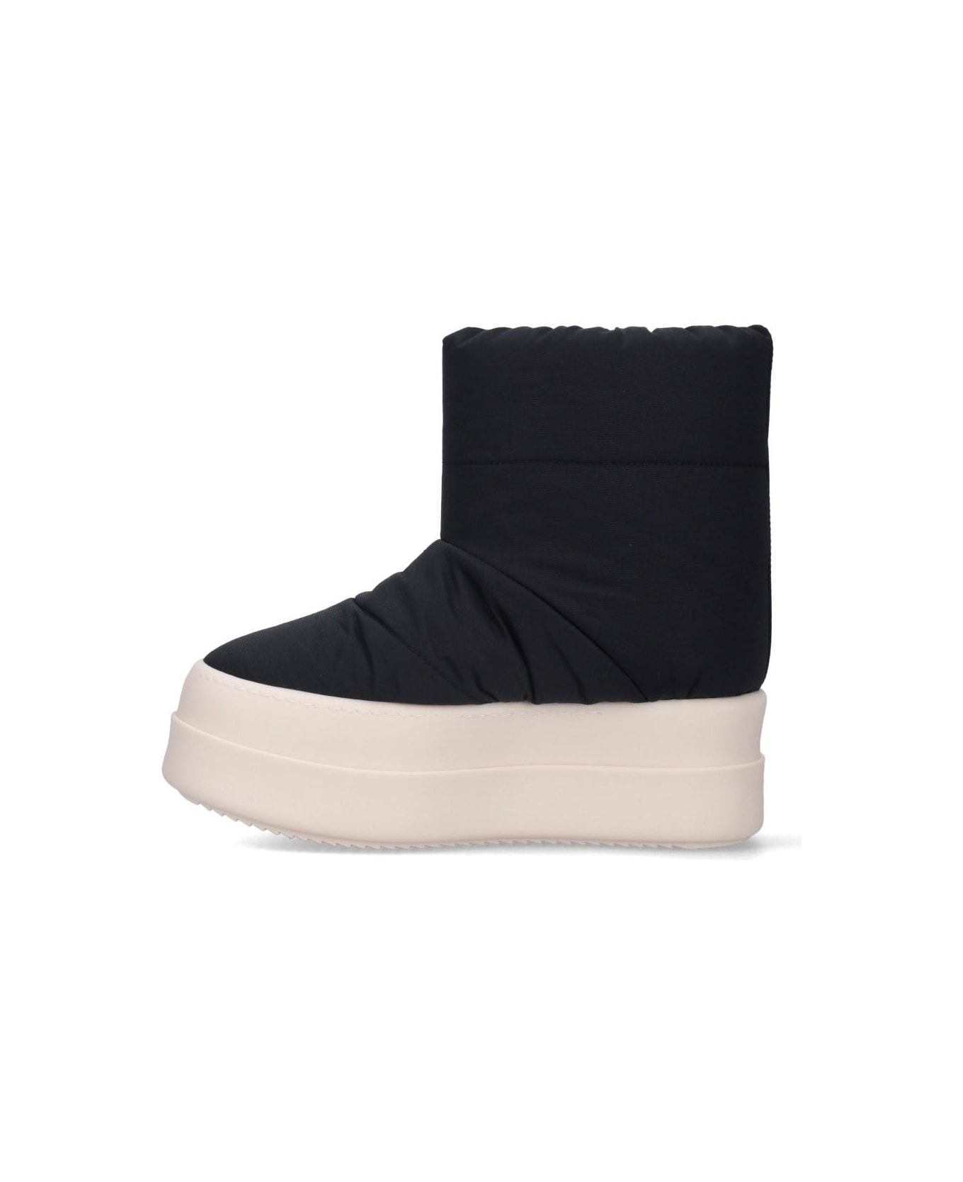 DRKSHDW Padded Ankle Boots 'low Lunar' - BLACK