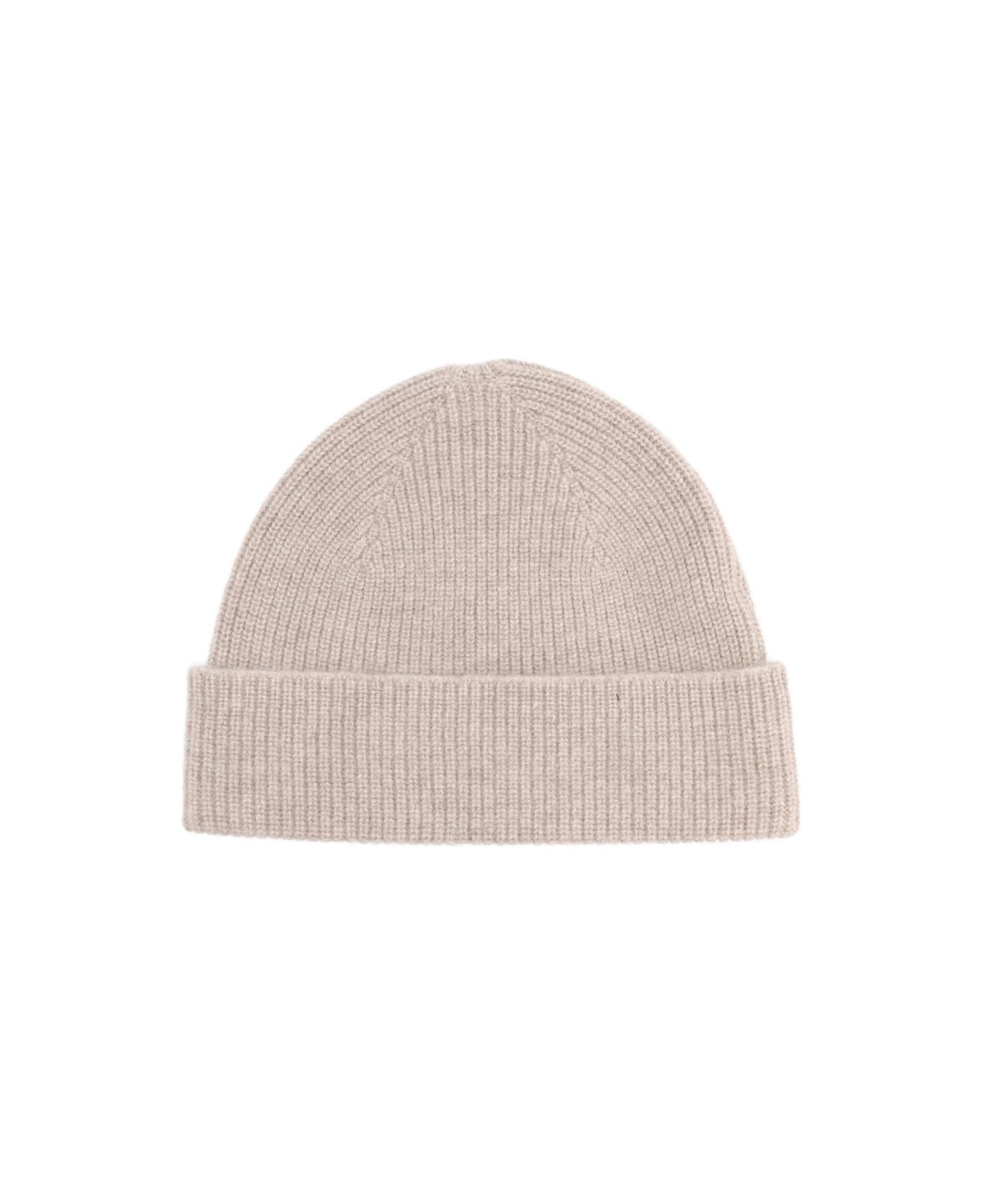 Zegna Cashmere "oasis" Beanie - NUDE 帽子