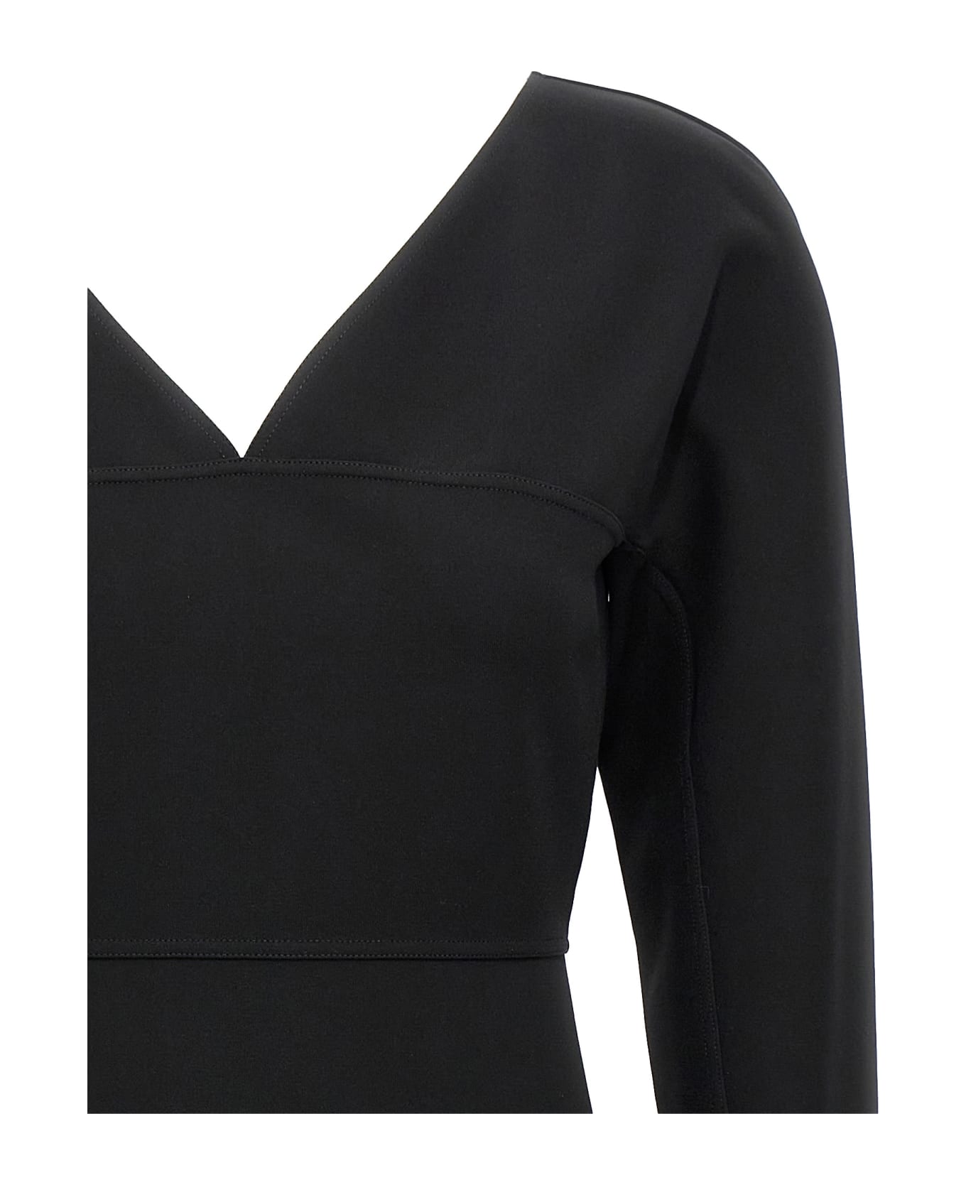 Fendi Techno Jersey Dress - Black  