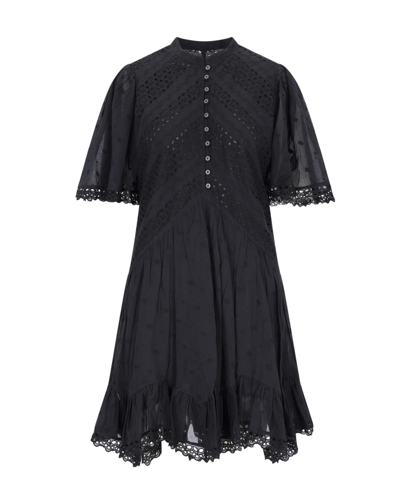 Marant Étoile Sangallo Mini Dress - Black   ワンピース＆ドレス