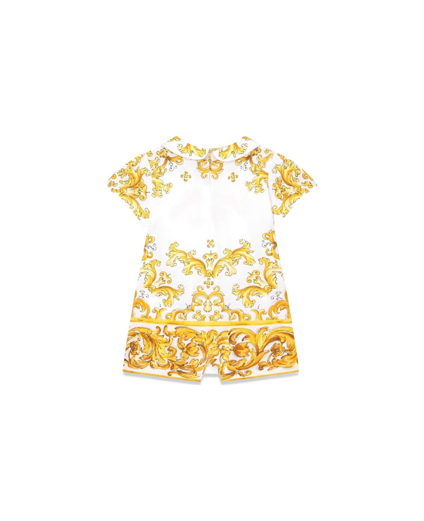 Dolce & Gabbana Short-sleeved Romper - YELLOW