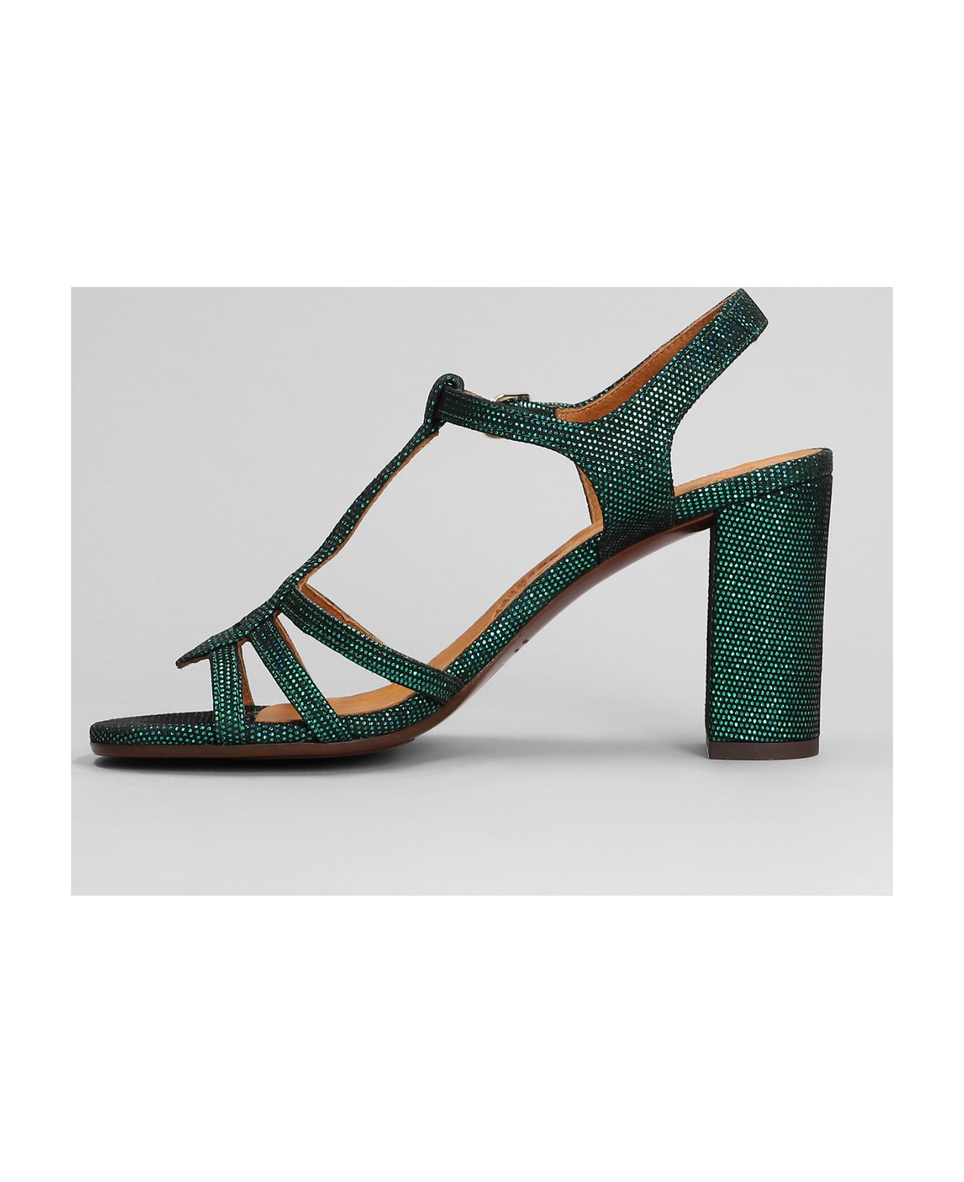 Chie Mihara Babi 44 Sandals In Green Leather - green